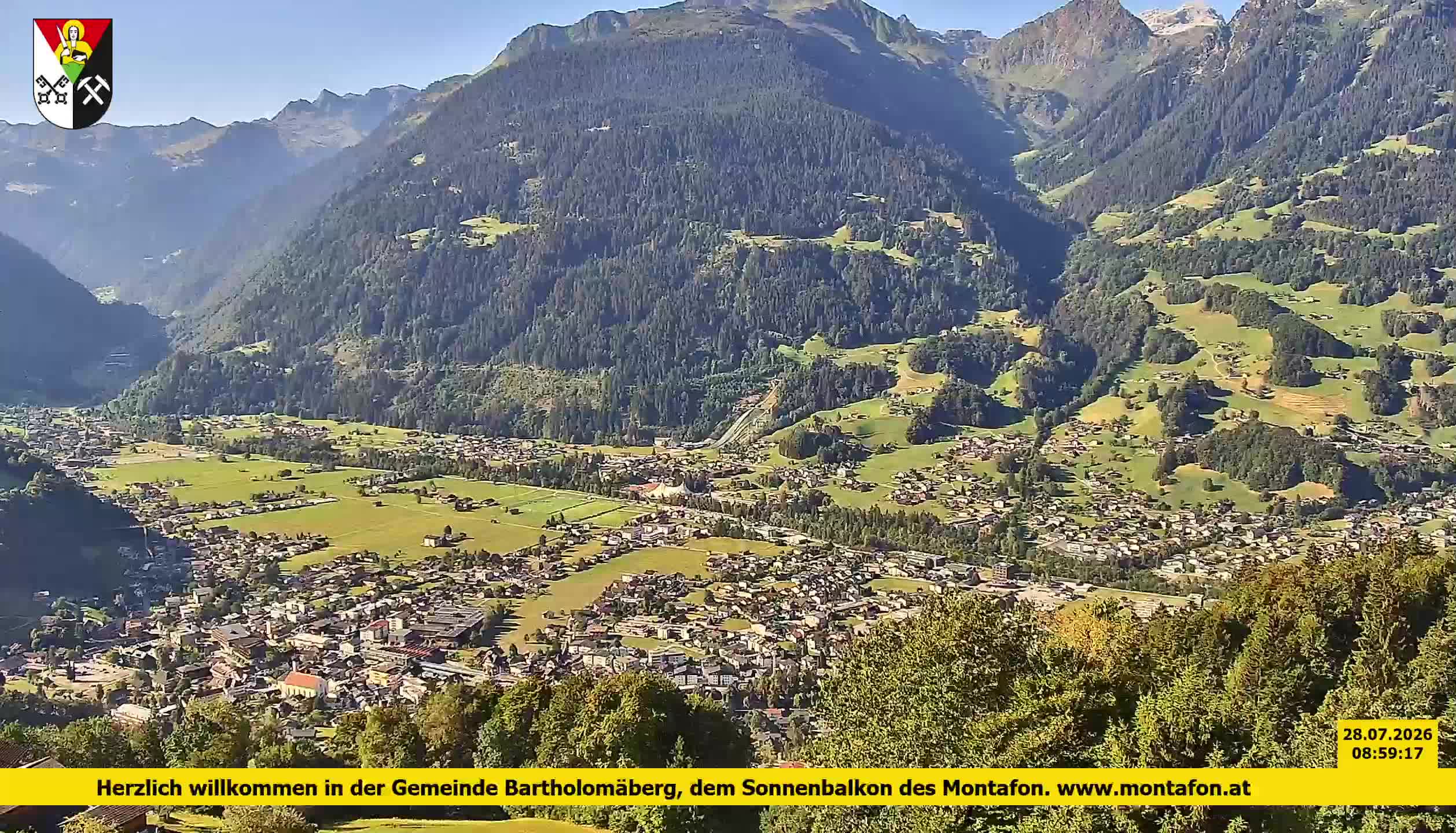 Bartholomäberg | Blick auf Schruns
