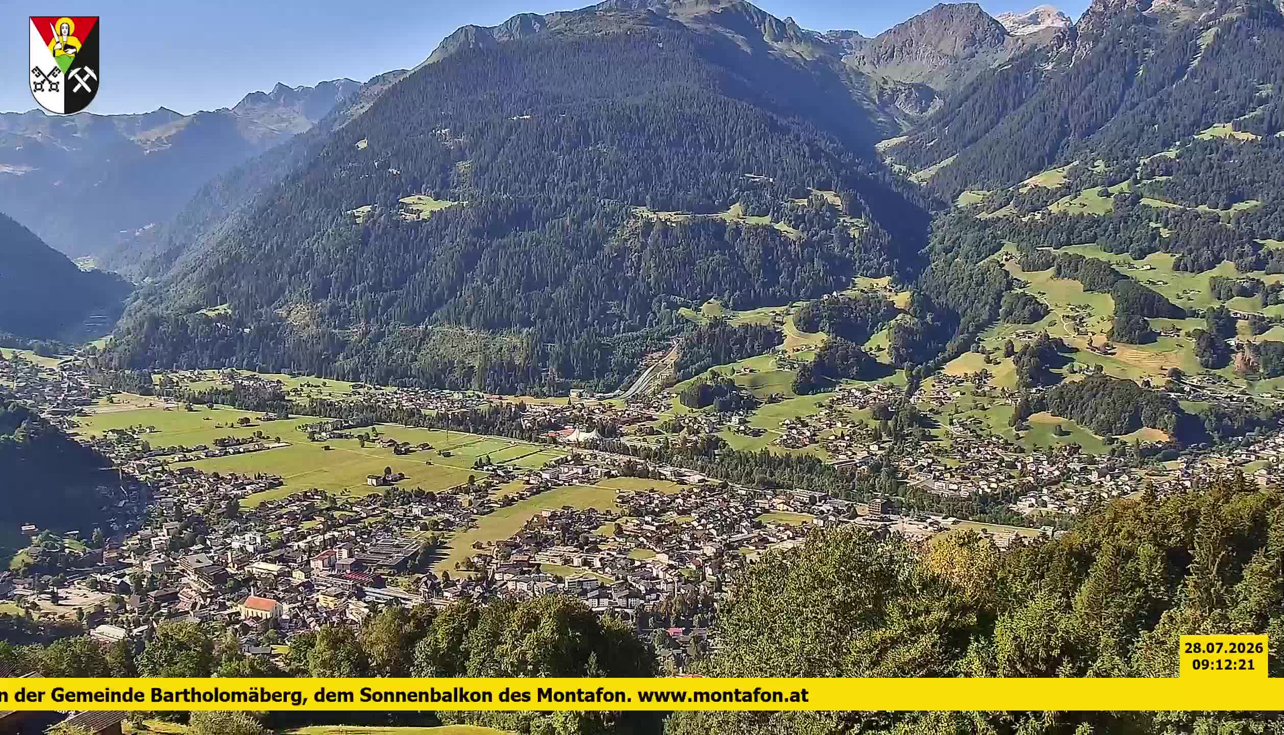 Bartholomäberg | Blick auf Schruns