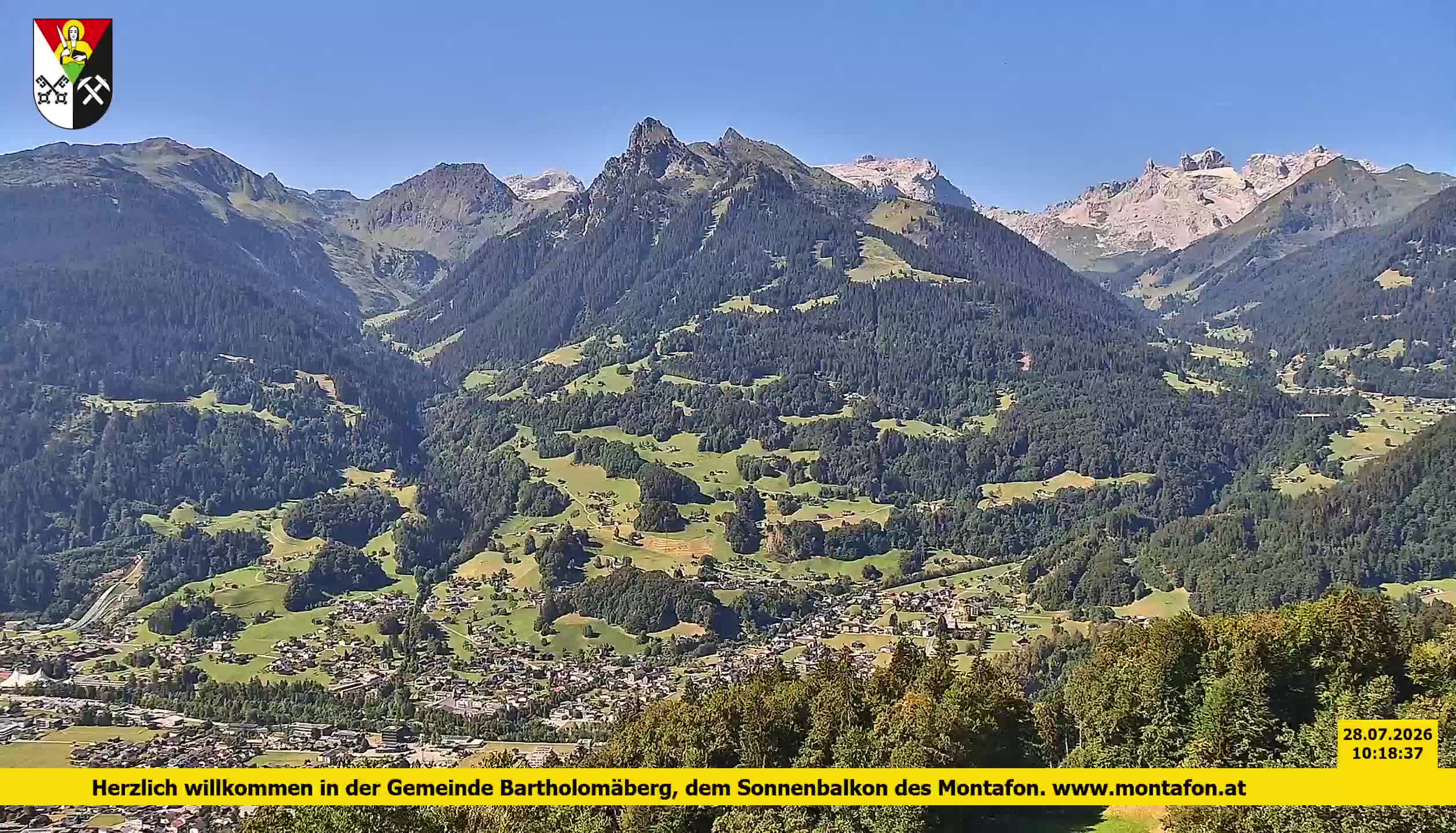 Bartholomäberg | Blick auf Schruns