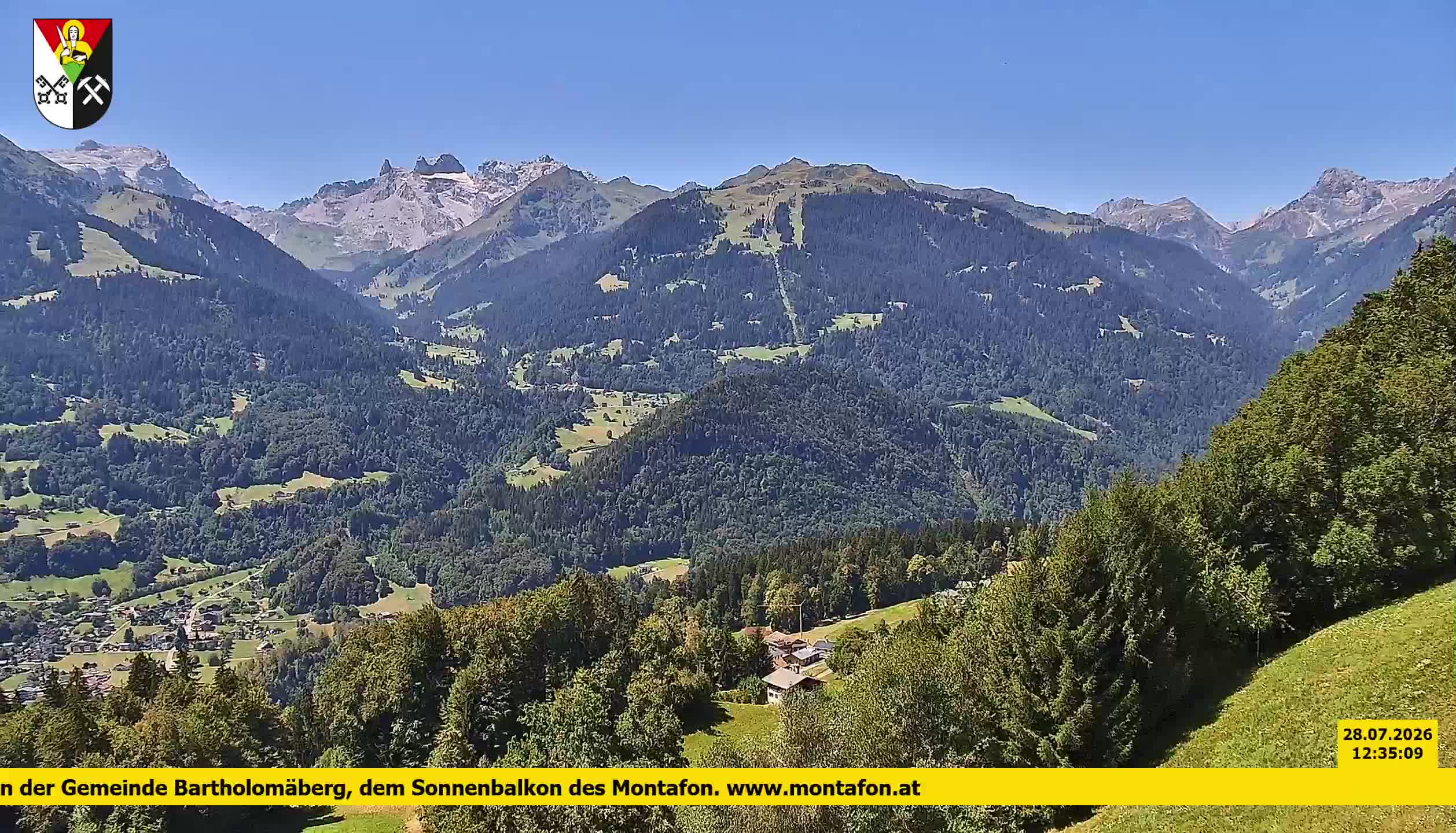 Bartholomäberg | Blick auf Schruns
