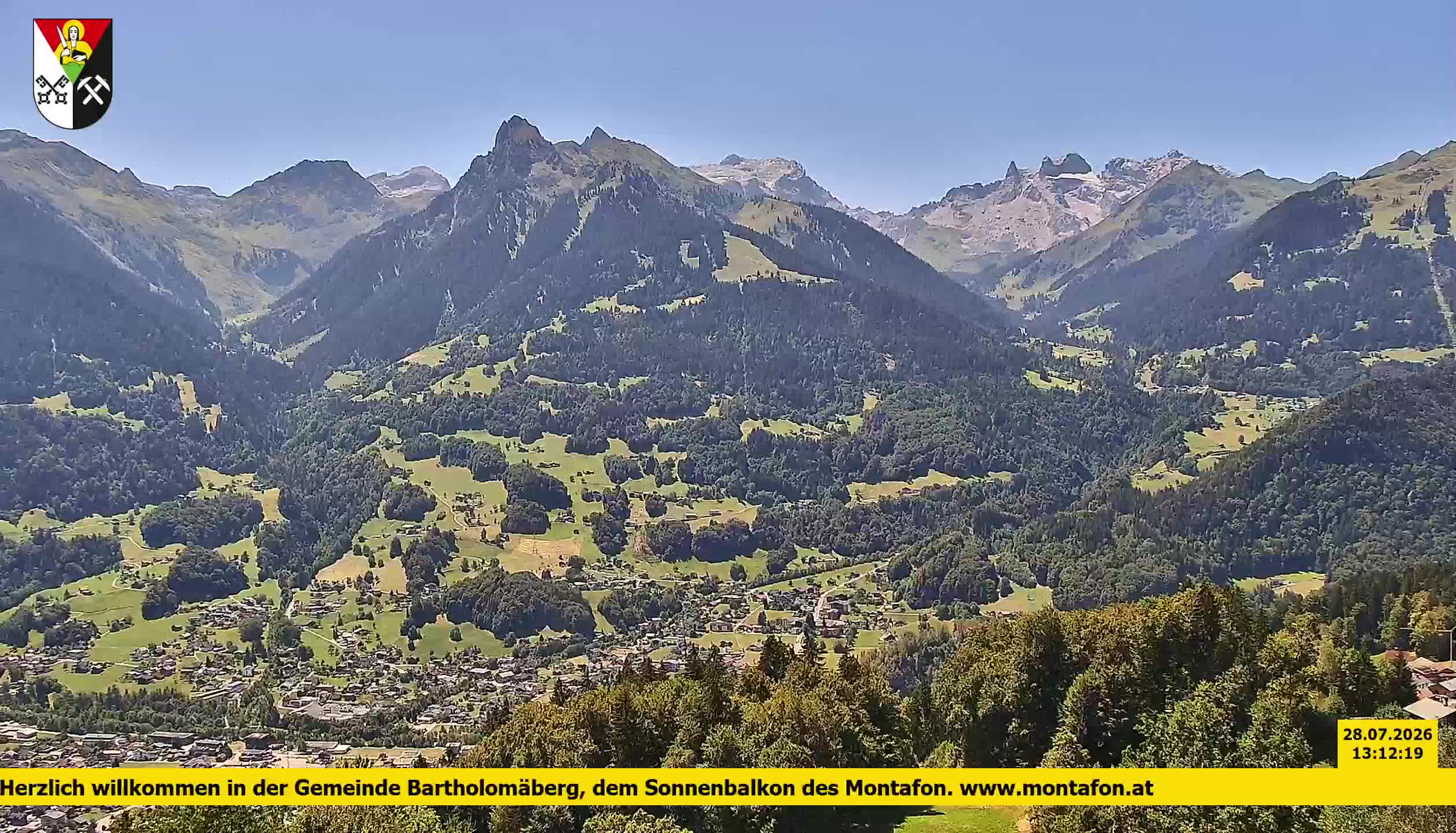 Bartholomäberg | Blick auf Schruns