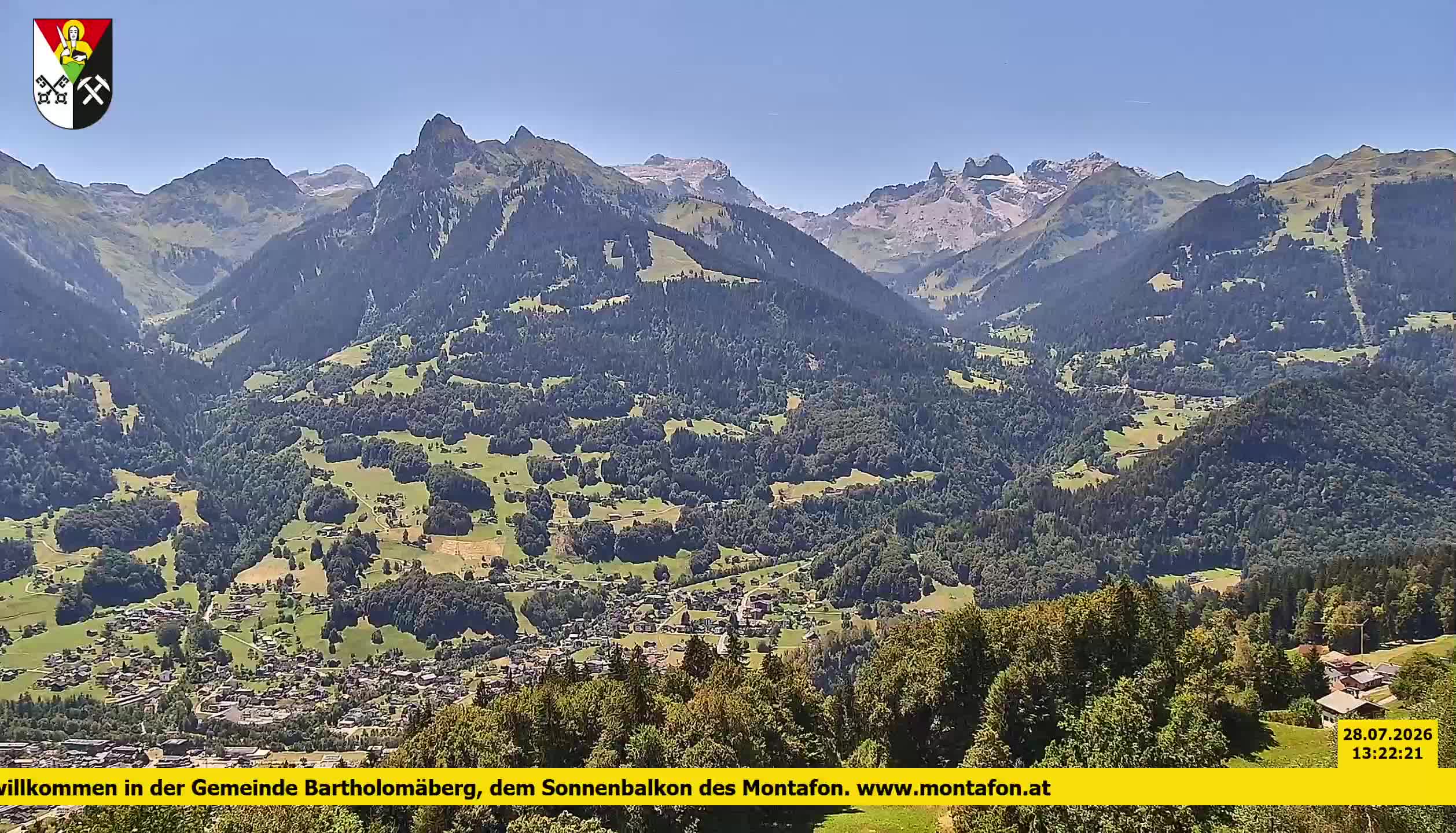 Bartholomäberg | Blick auf Schruns