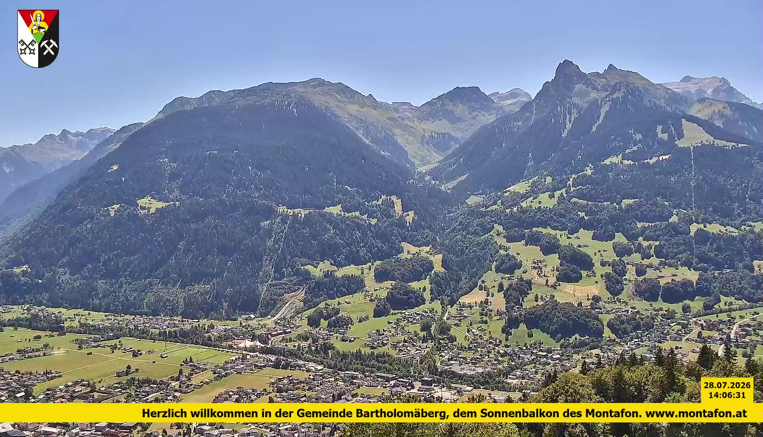 Bartholomäberg | Blick auf Schruns