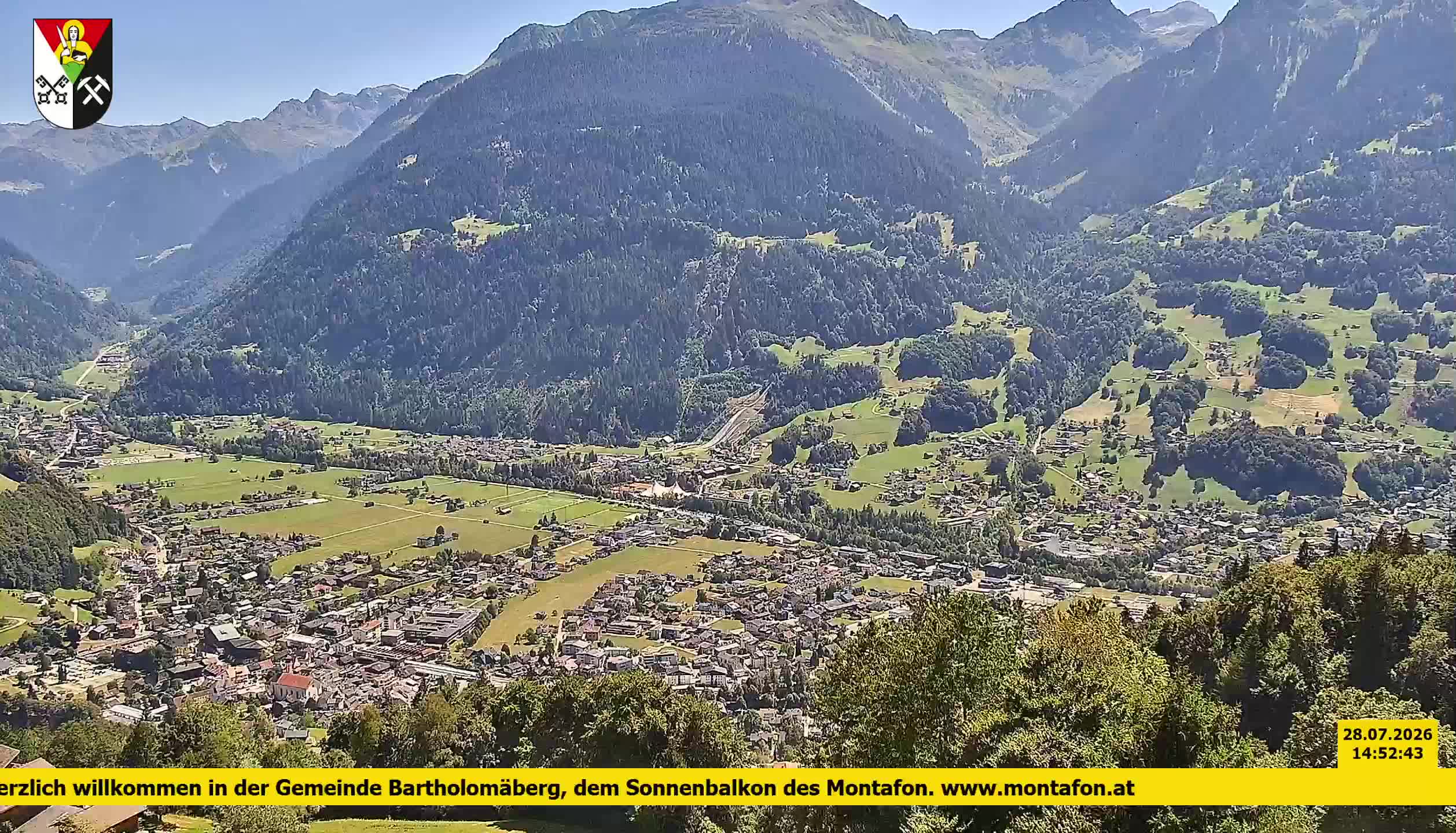 Bartholomäberg | Blick auf Schruns