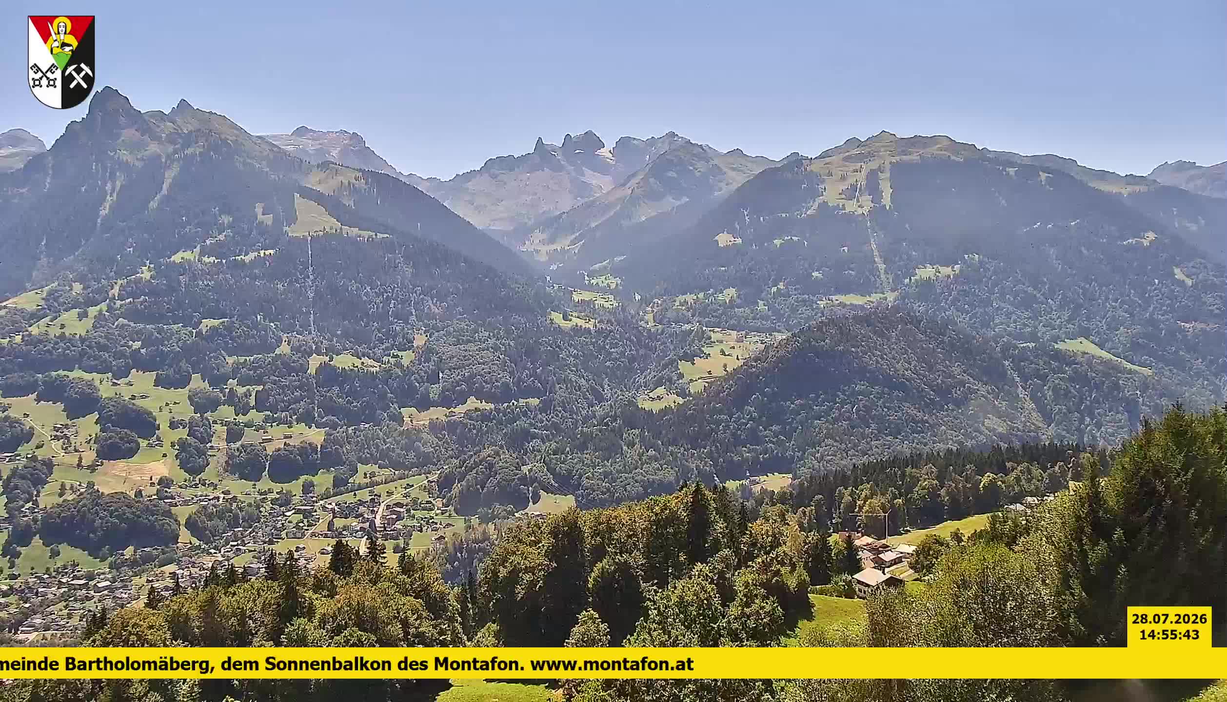 Bartholomäberg | Blick auf Schruns