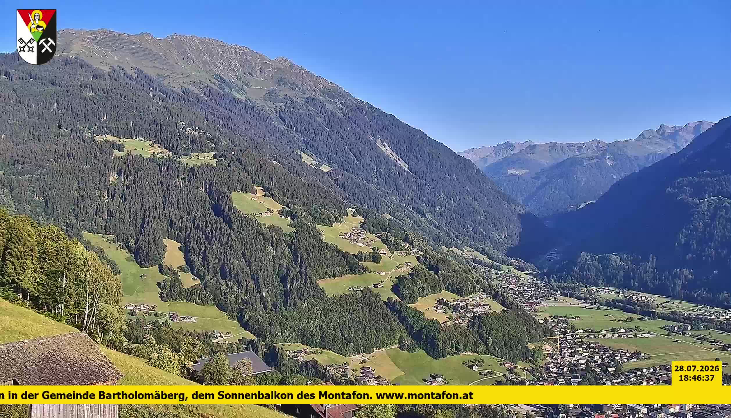 Bartholomäberg | Blick auf Schruns