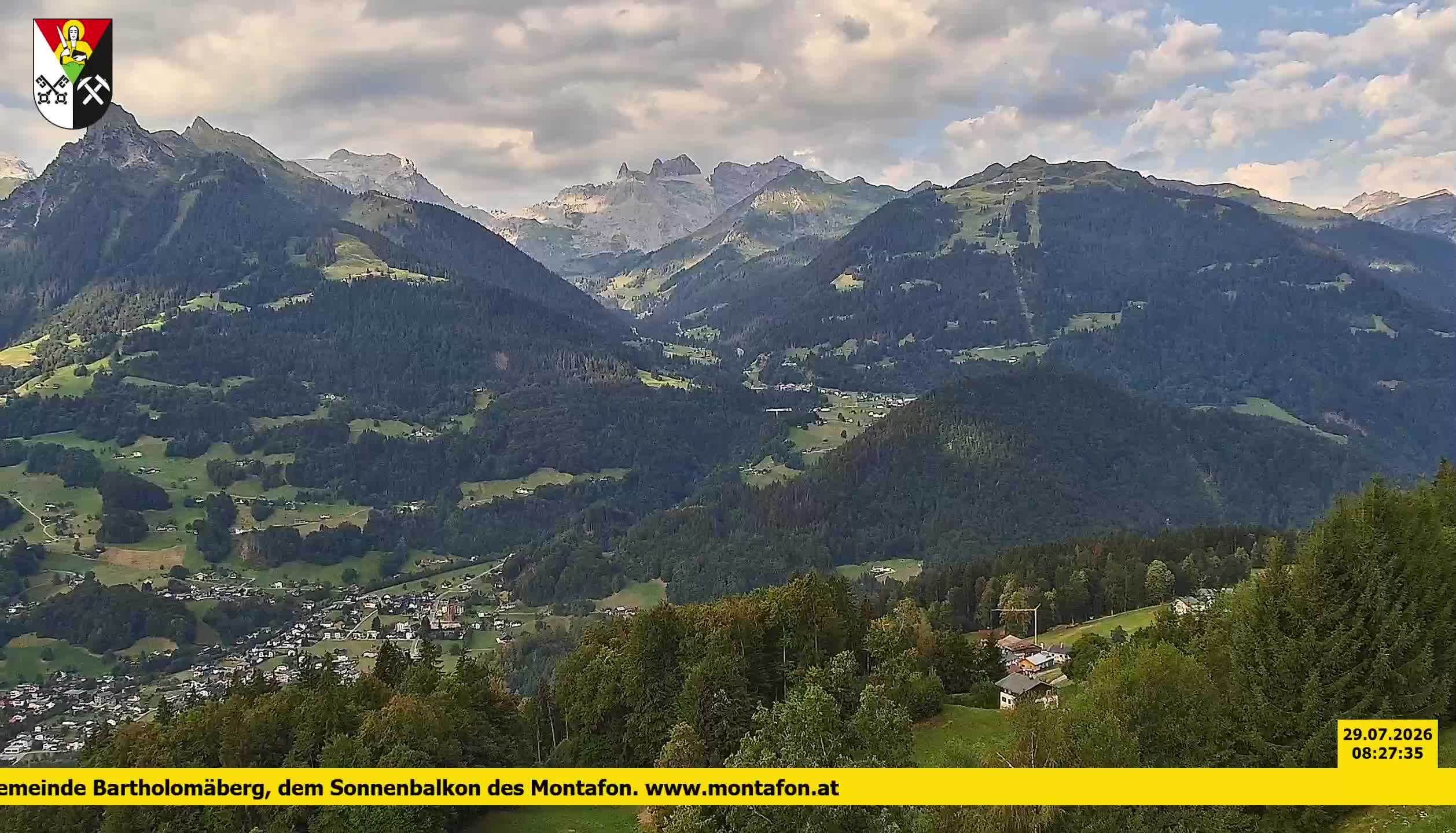 Bartholomäberg | Blick auf Schruns