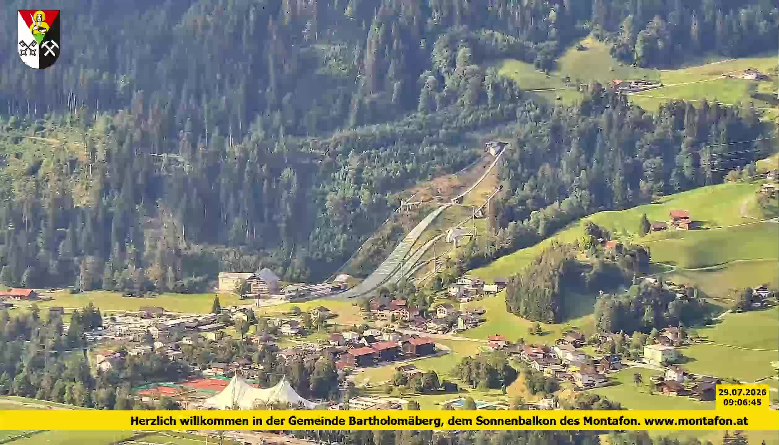 Bartholomäberg | Blick auf Schruns