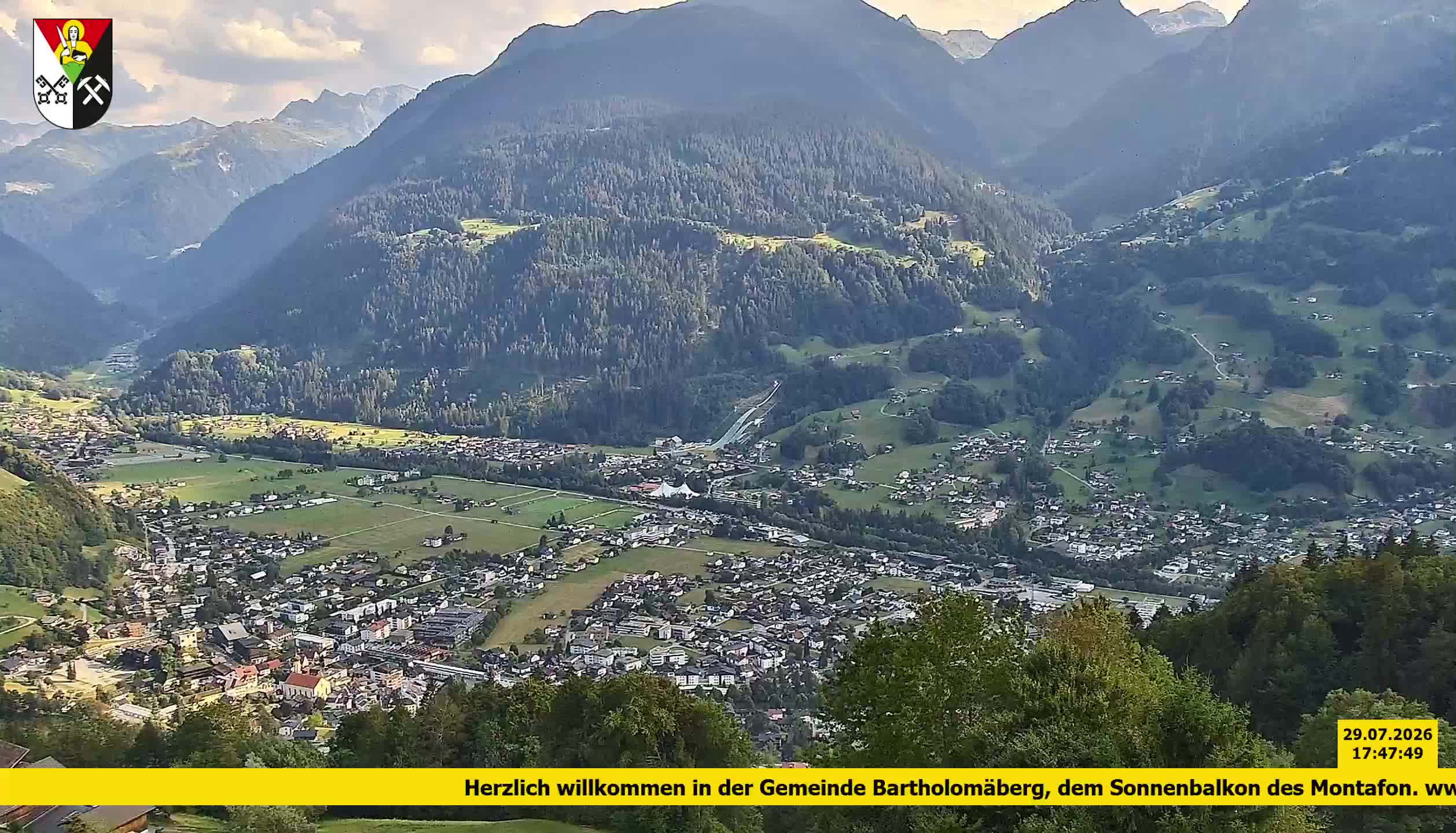 Bartholomäberg | Blick auf Schruns