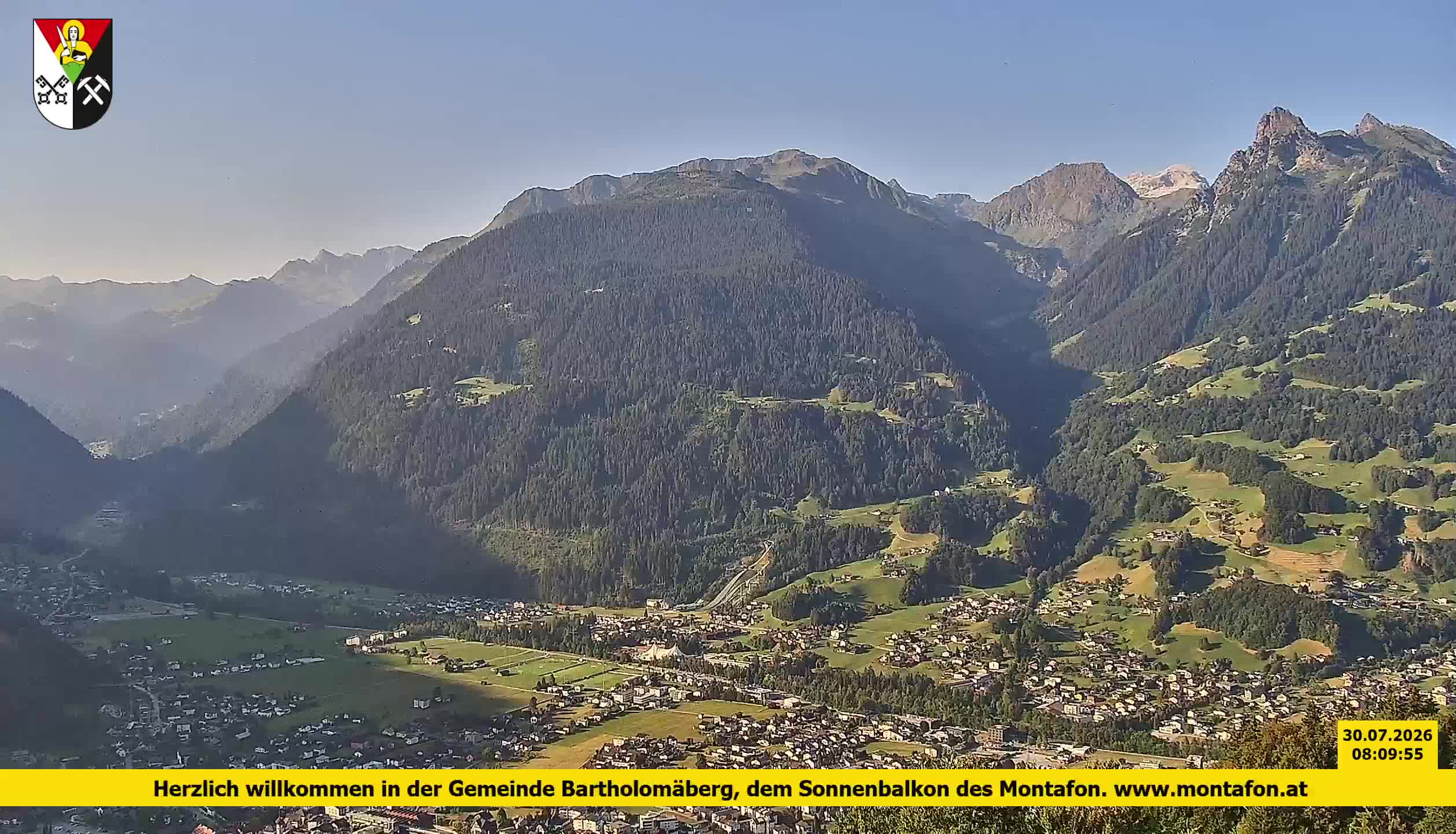 Bartholomäberg | Blick auf Schruns