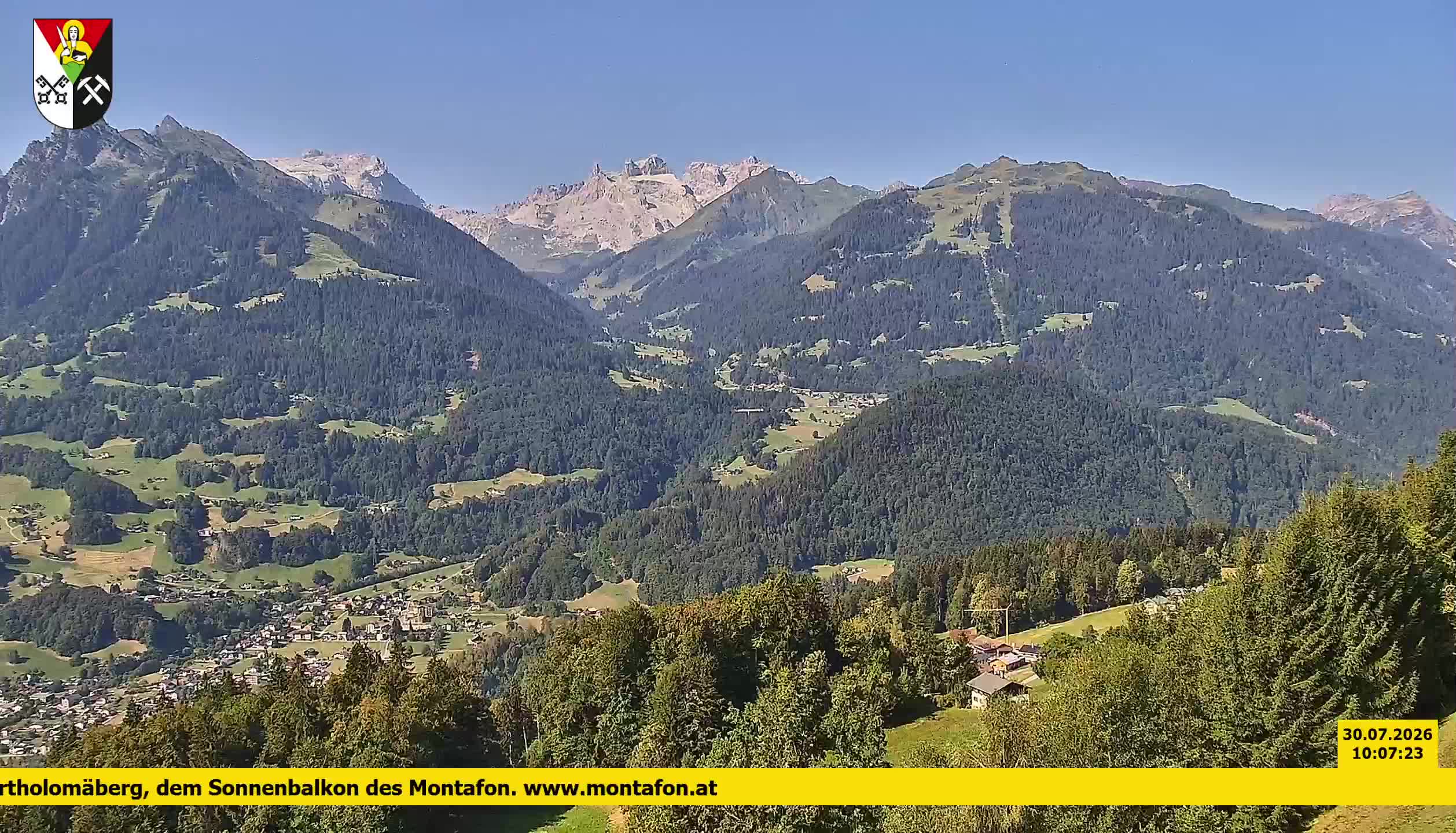 Bartholomäberg | Blick auf Schruns