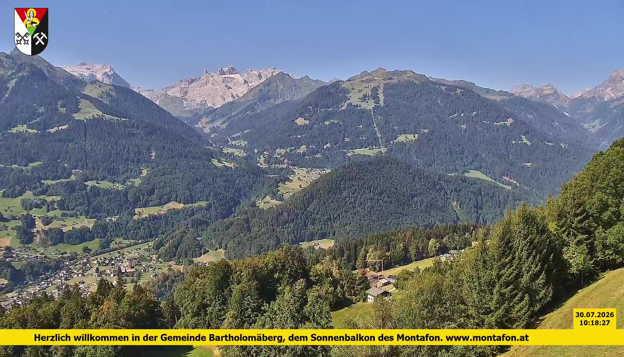 Bartholomäberg | Blick auf Schruns