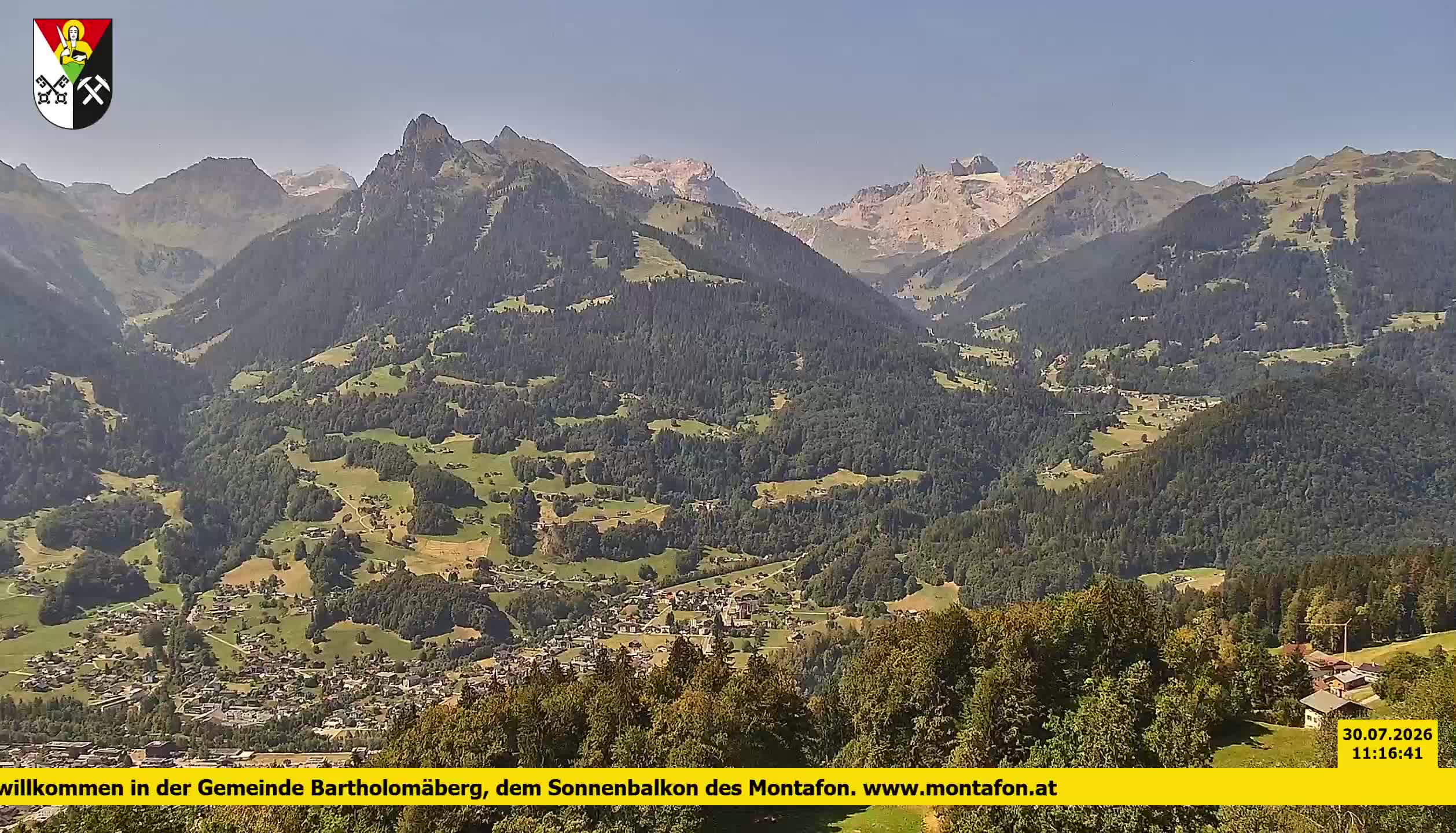 Bartholomäberg | Blick auf Schruns