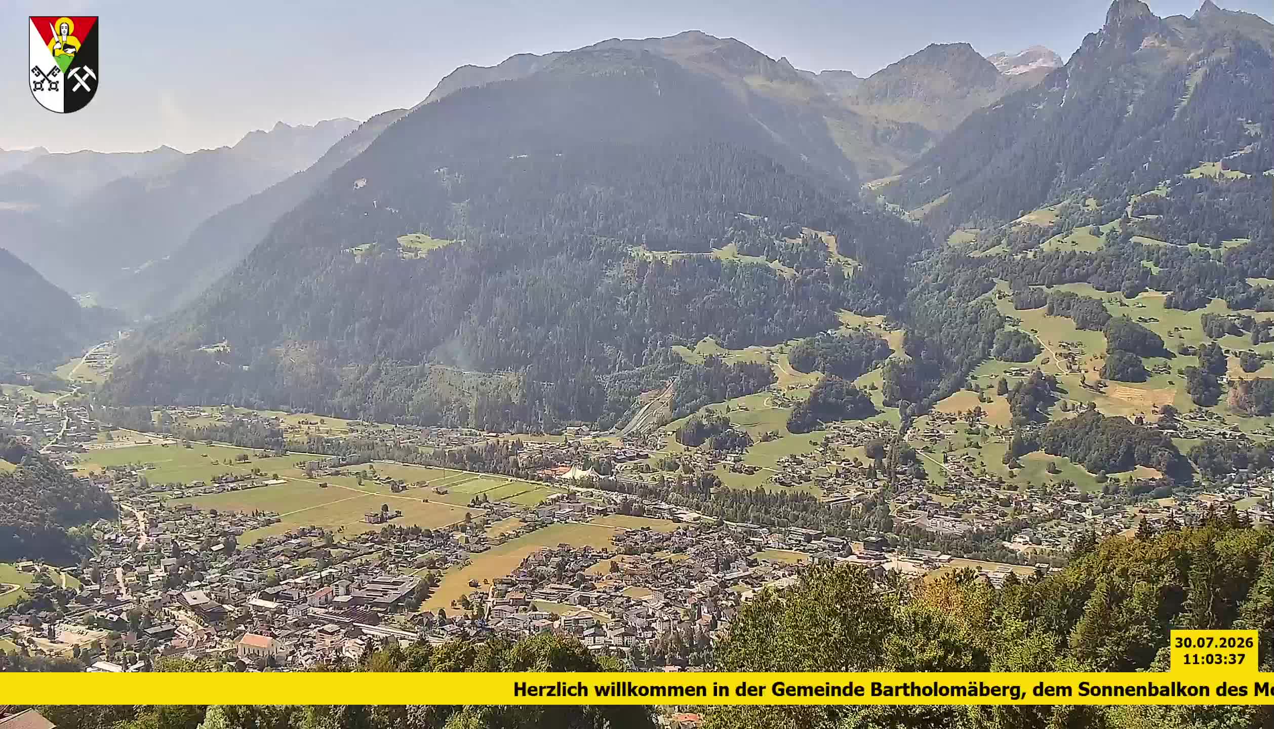 Bartholomäberg | Blick auf Schruns