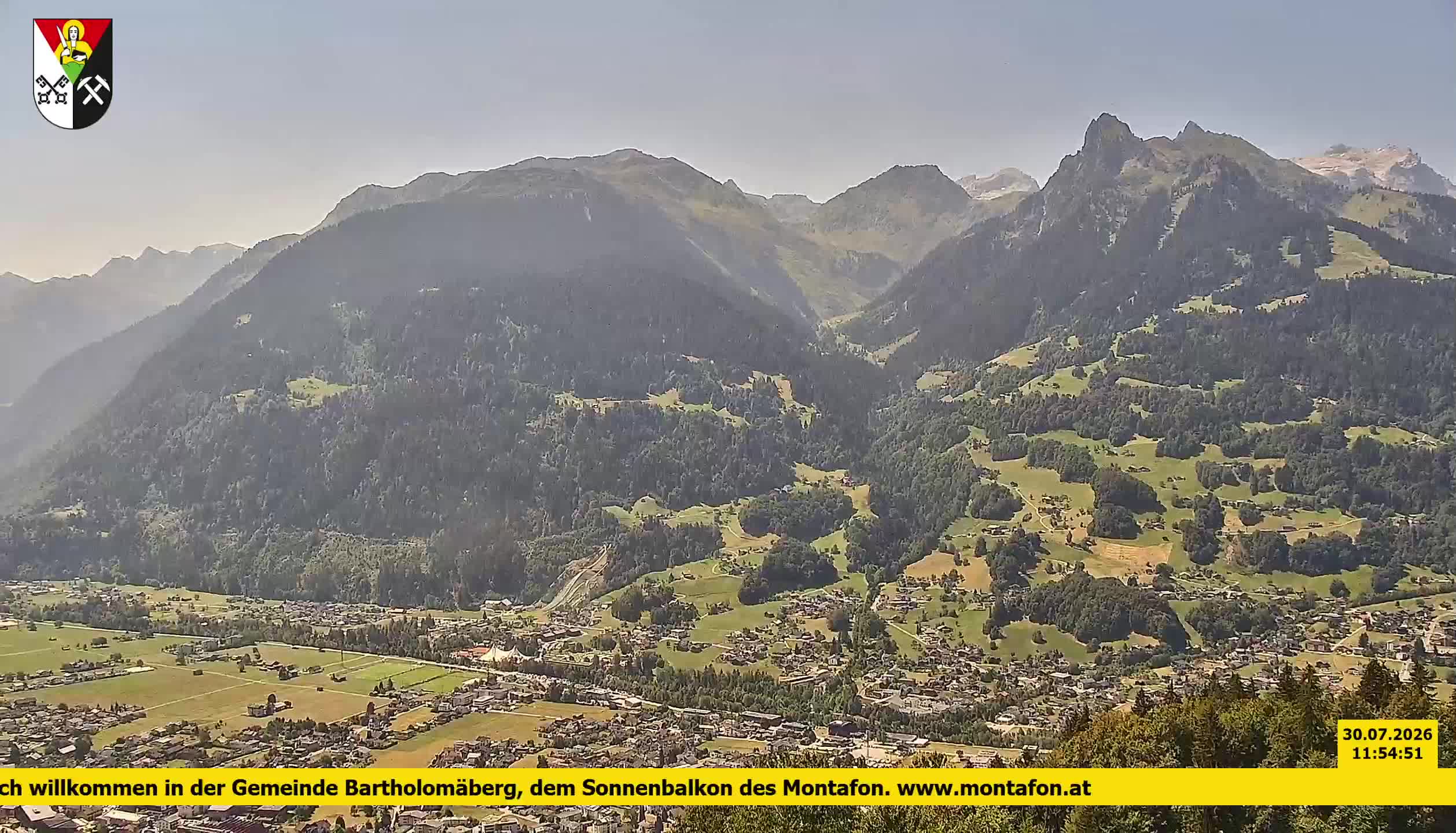 Bartholomäberg | Blick auf Schruns