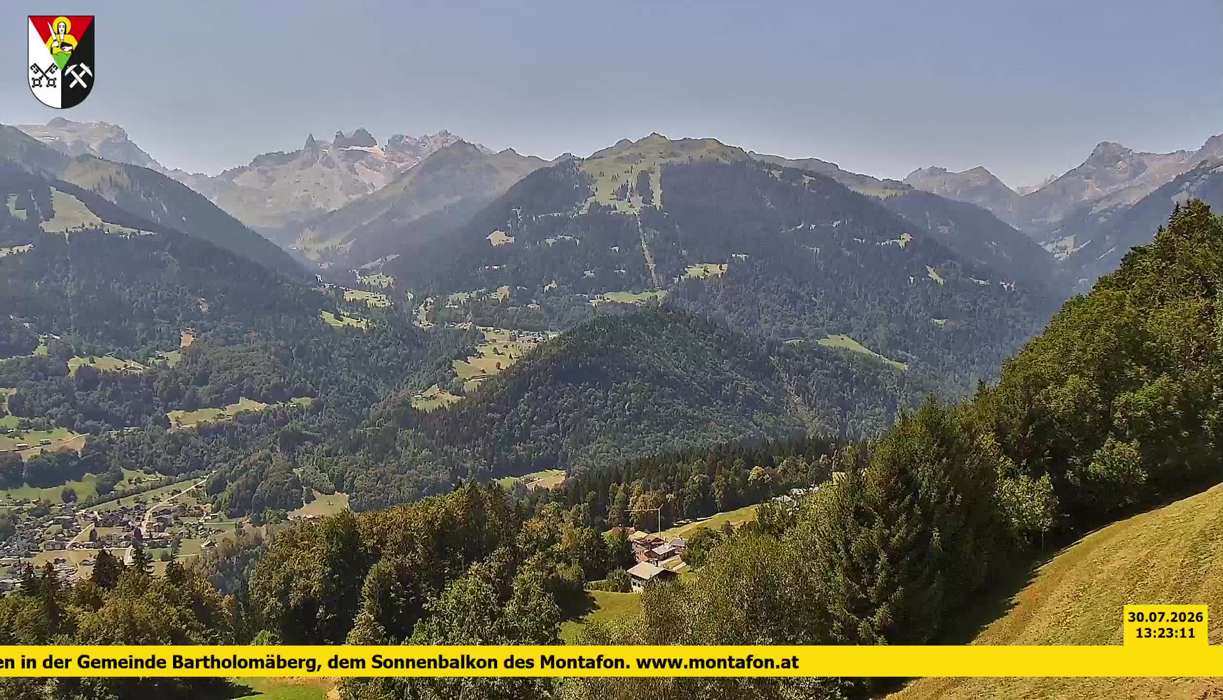 Bartholomäberg | Blick auf Schruns