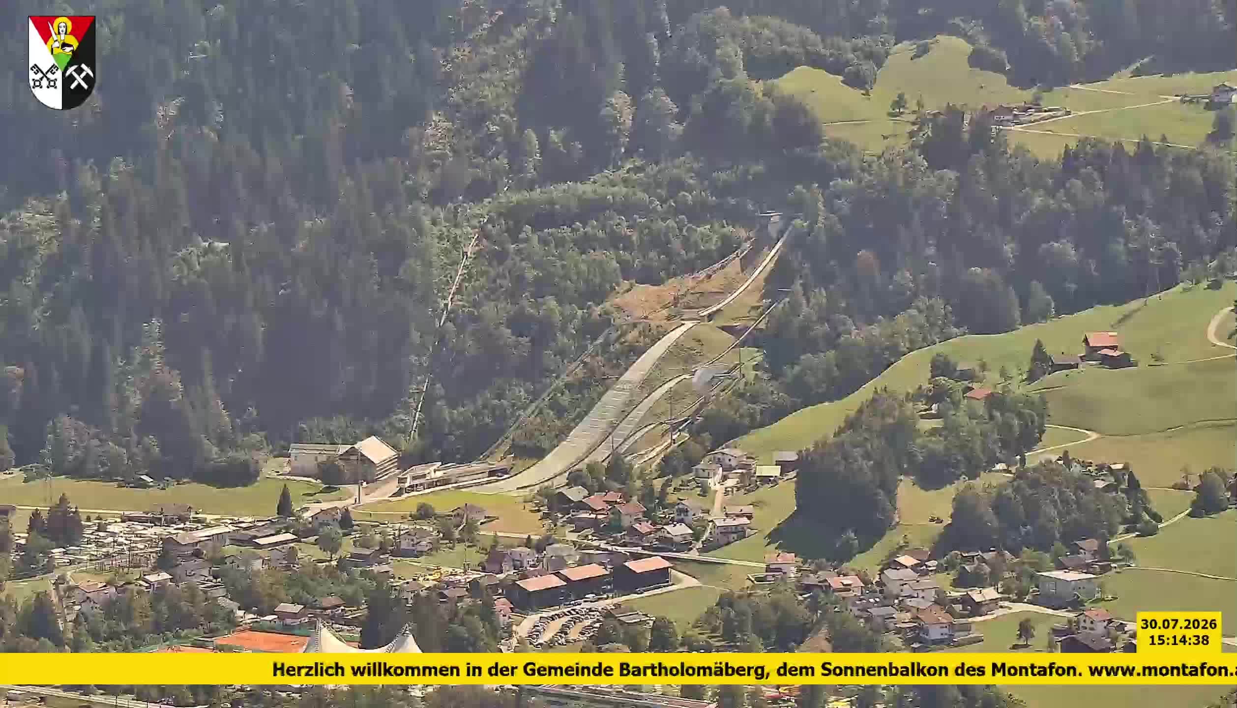 Bartholomäberg | Blick auf Schruns