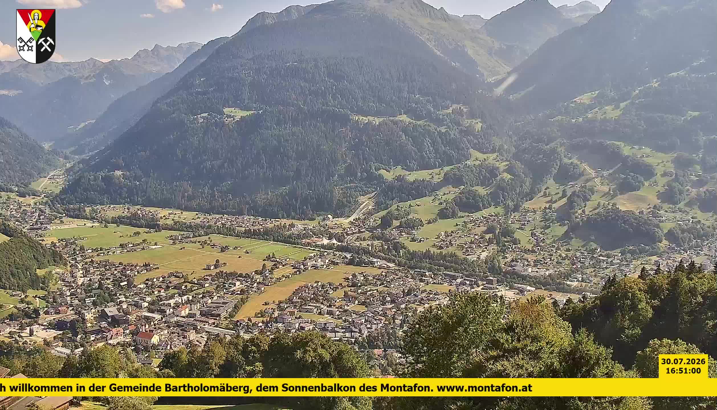Bartholomäberg | Blick auf Schruns