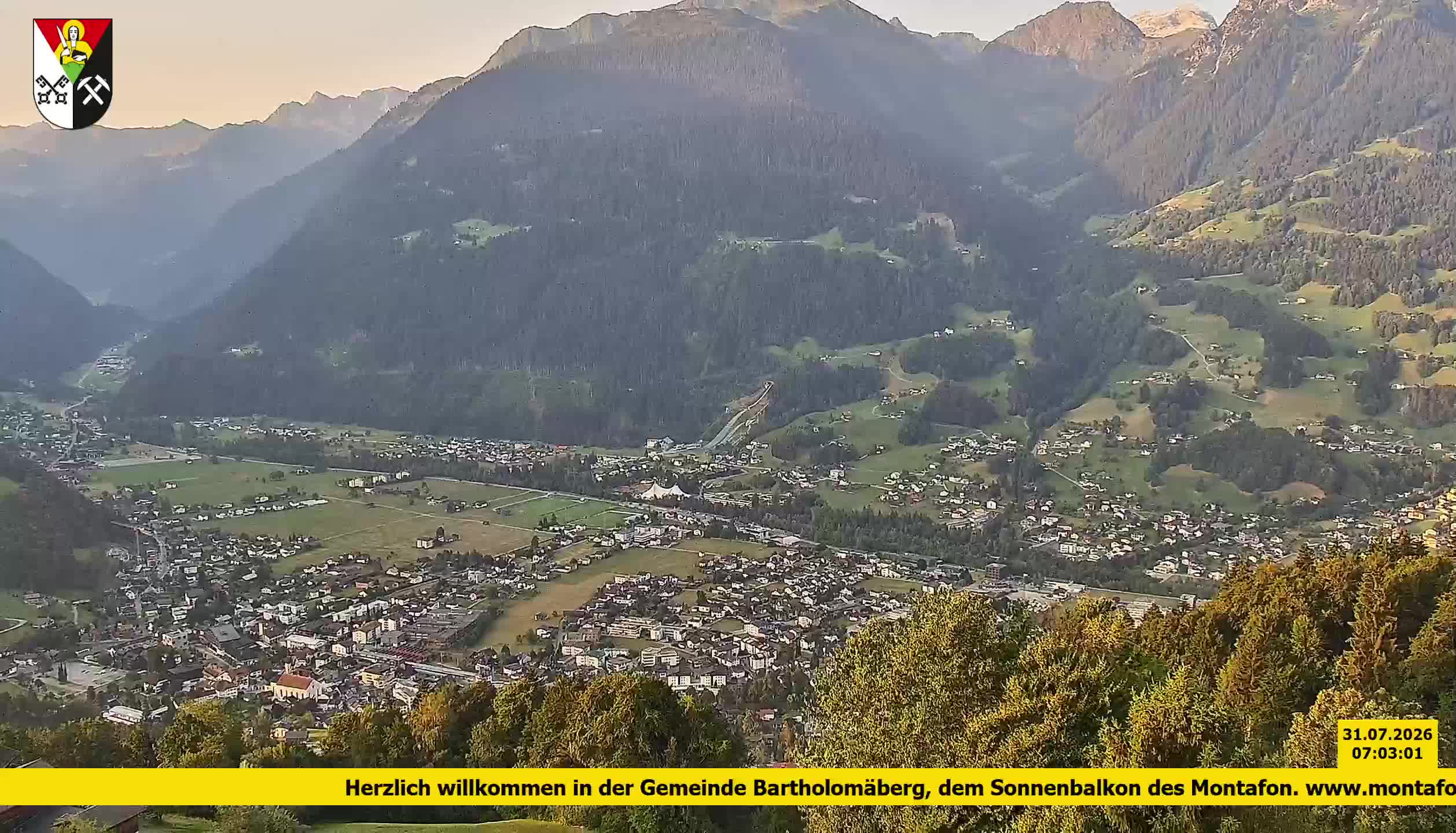 Bartholomäberg | Blick auf Schruns
