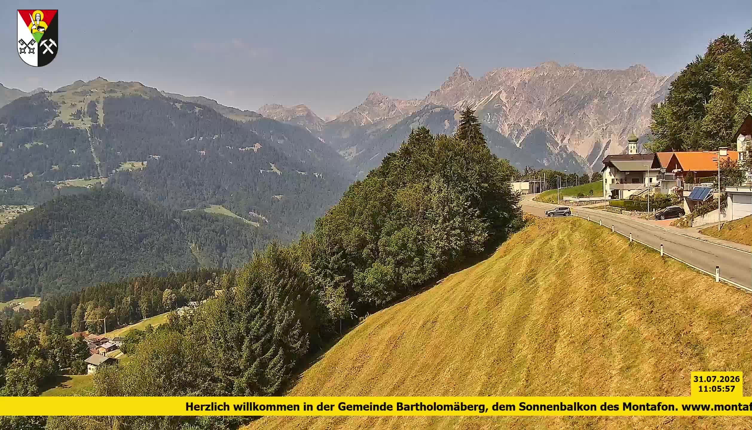 Bartholomäberg | Blick auf Schruns