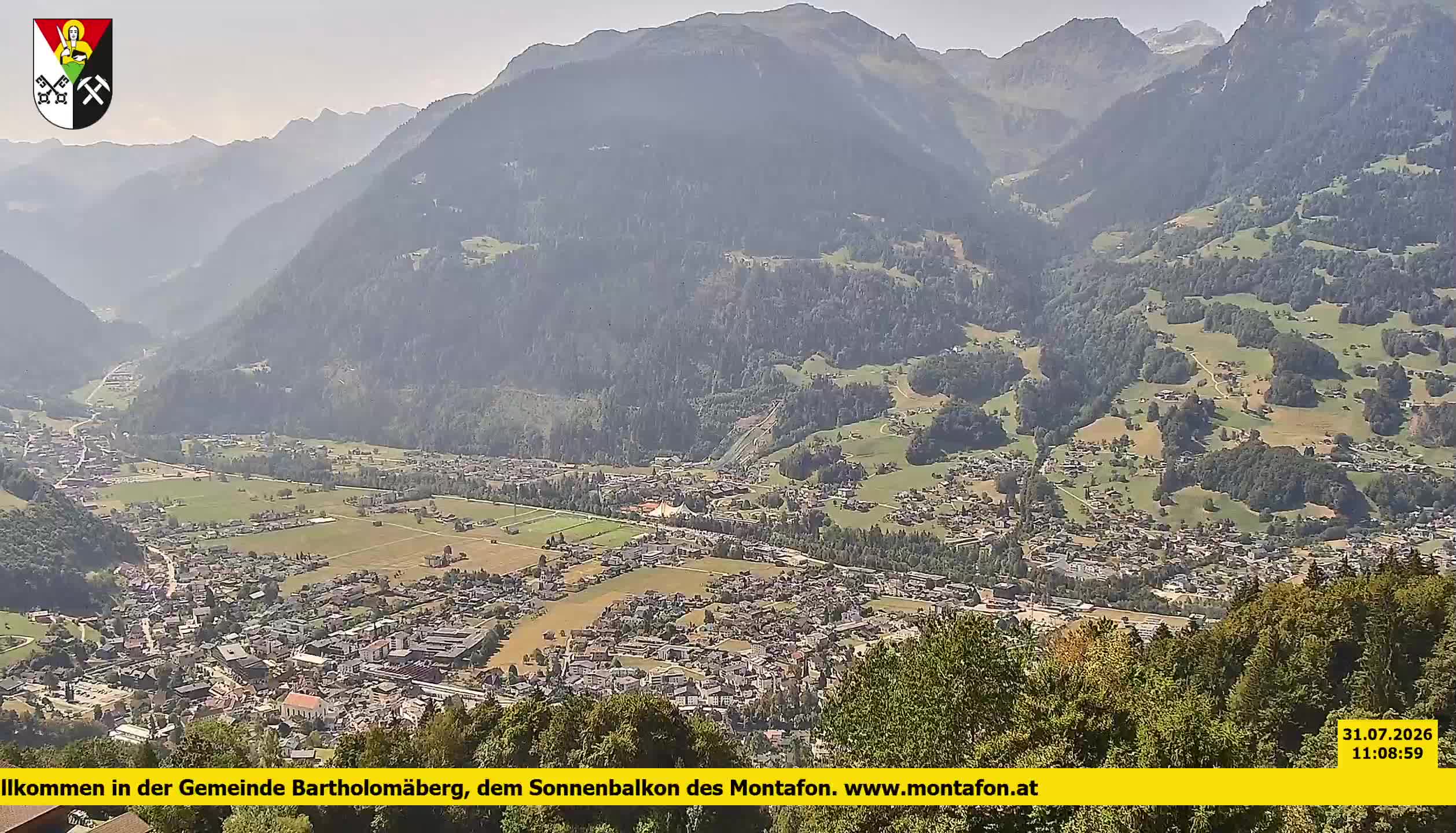 Bartholomäberg | Blick auf Schruns