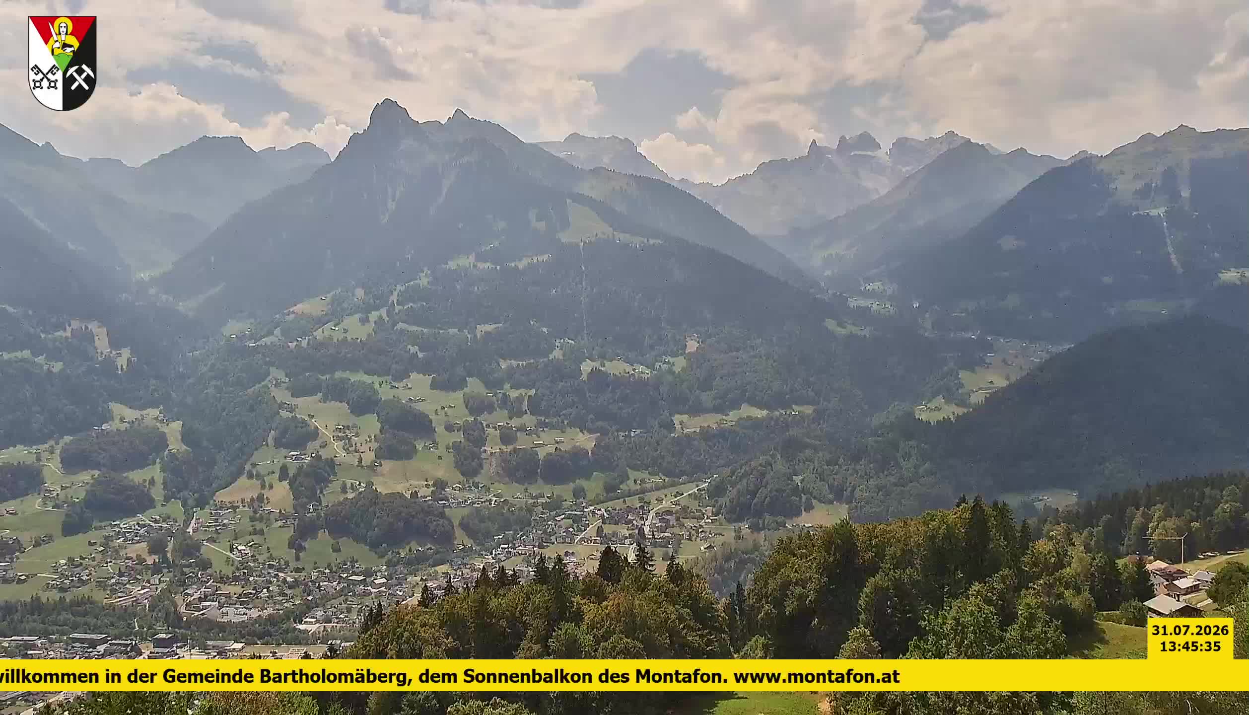 Bartholomäberg | Blick auf Schruns