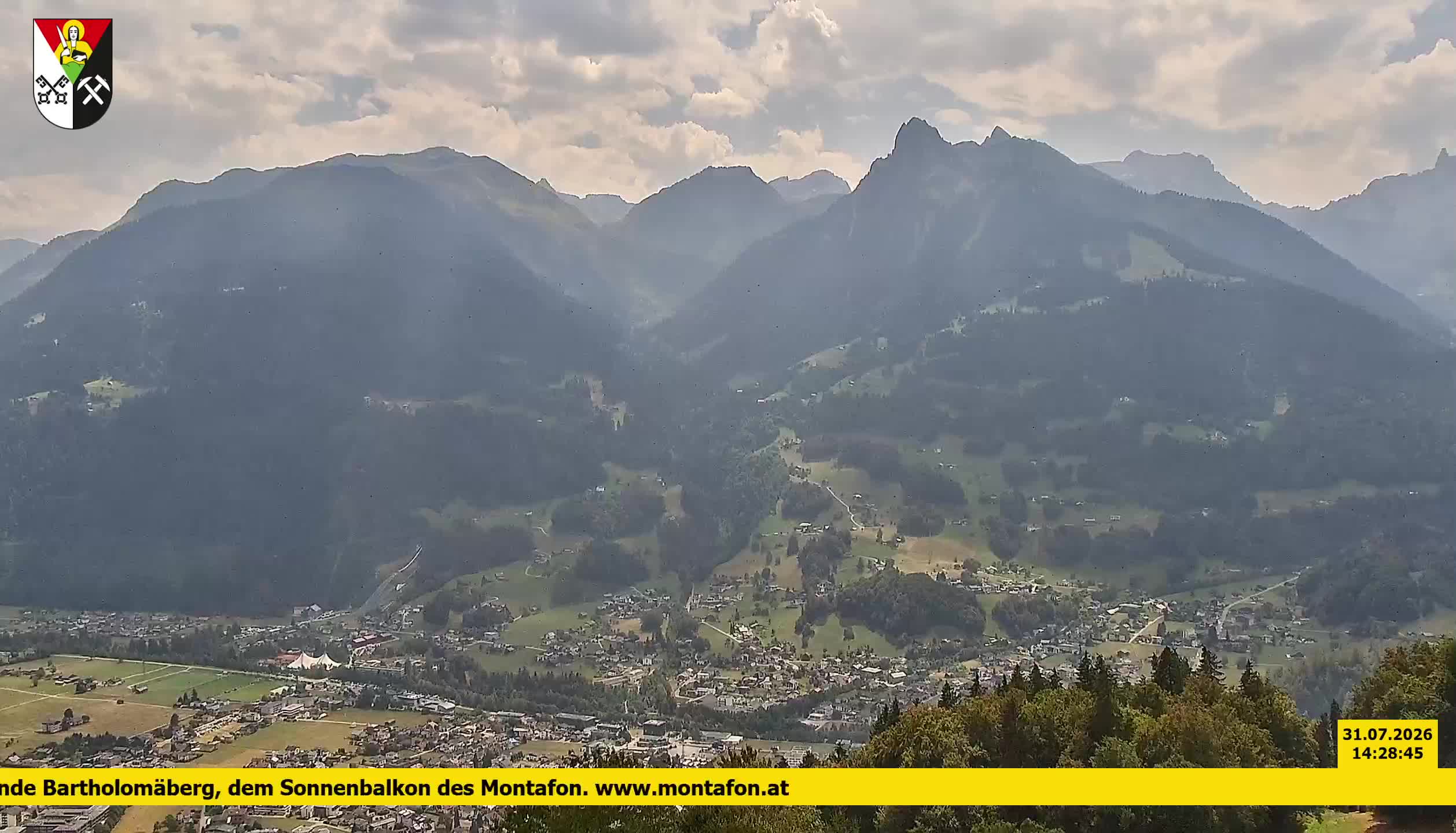 Bartholomäberg | Blick auf Schruns