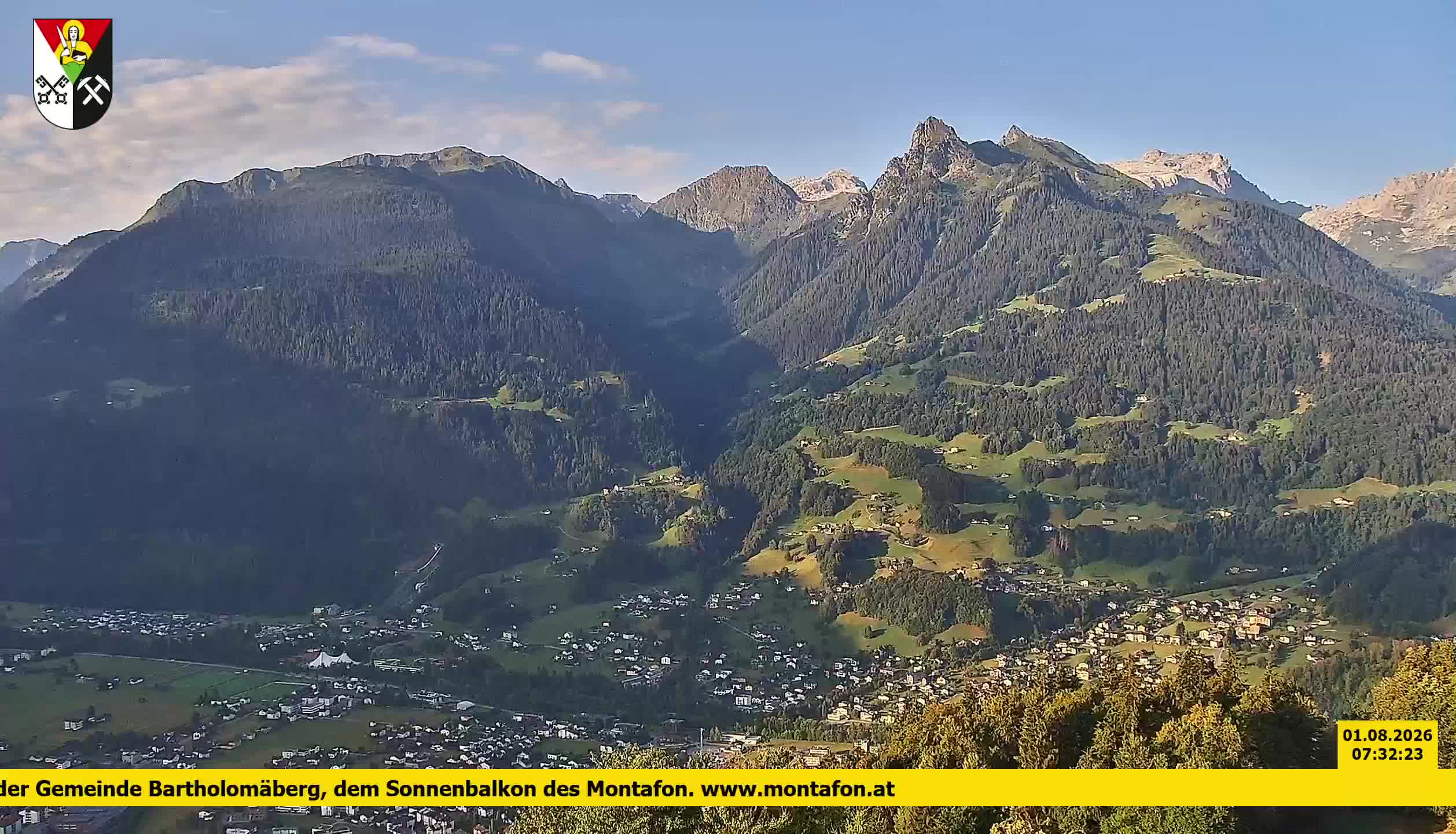 Bartholomäberg | Blick auf Schruns