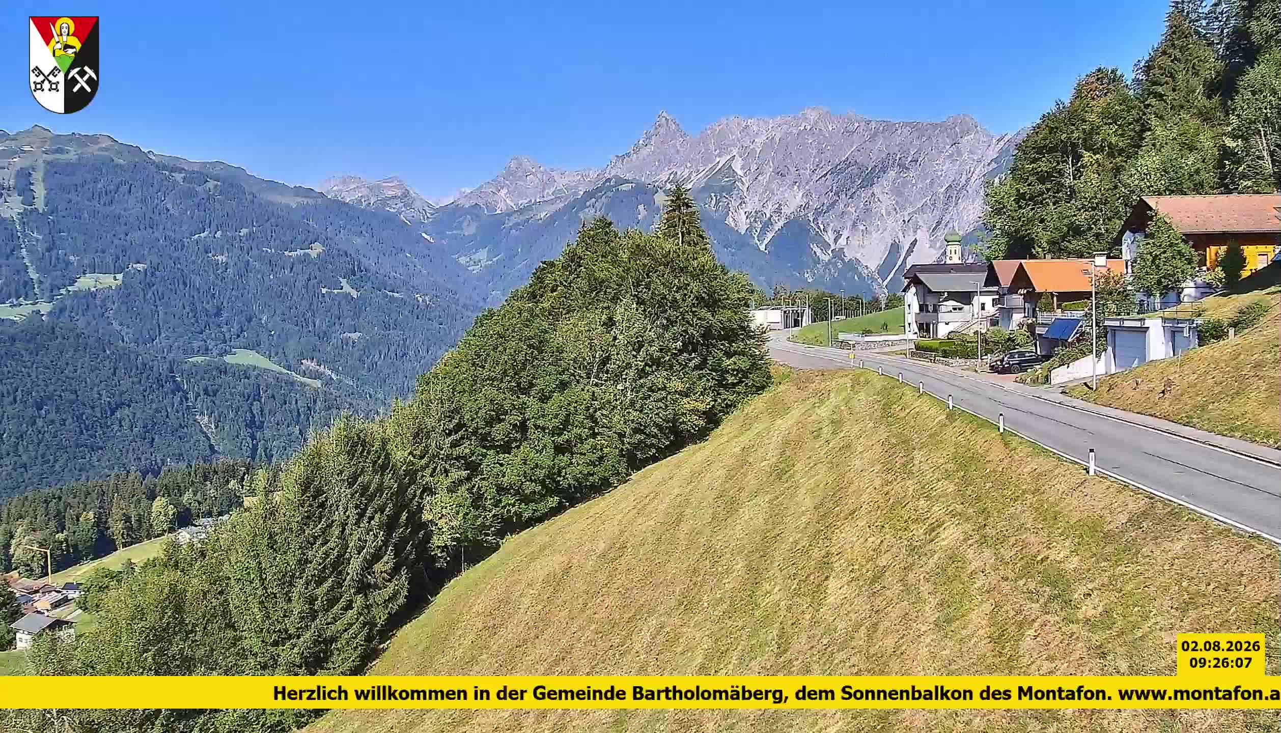 Bartholomäberg | Blick auf Schruns