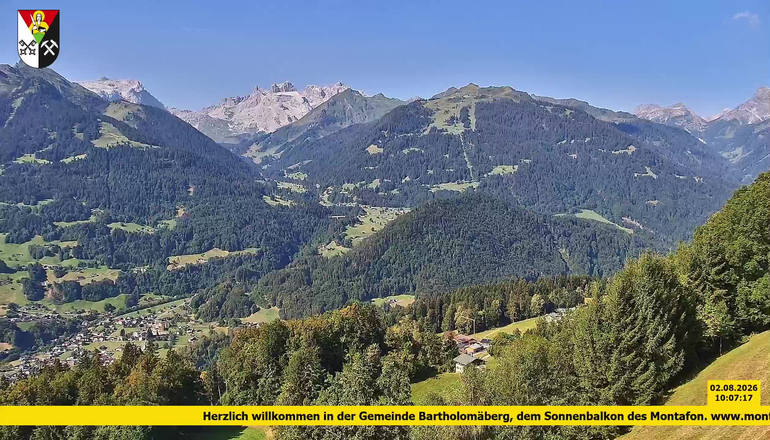 Bartholomäberg | Blick auf Schruns