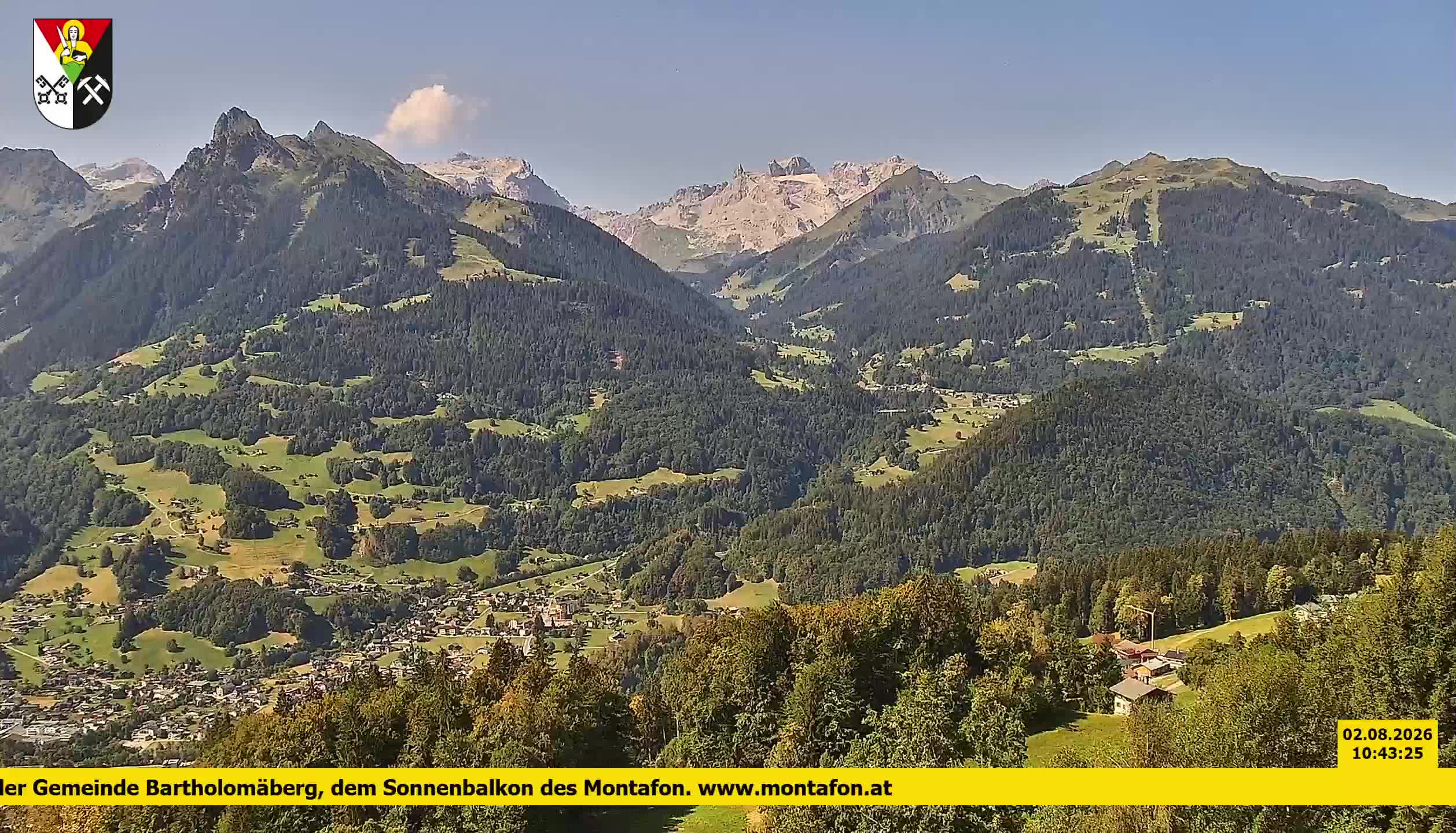 Bartholomäberg | Blick auf Schruns