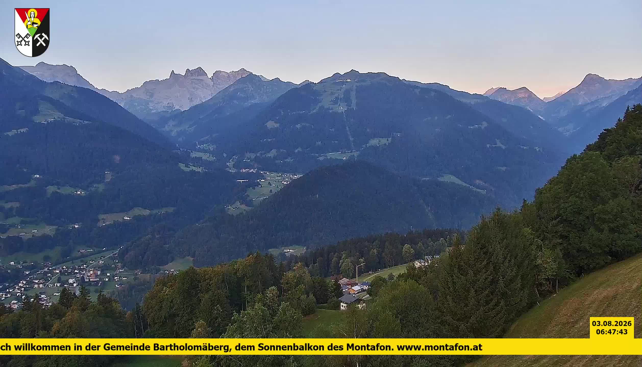 Bartholomäberg | Blick auf Schruns