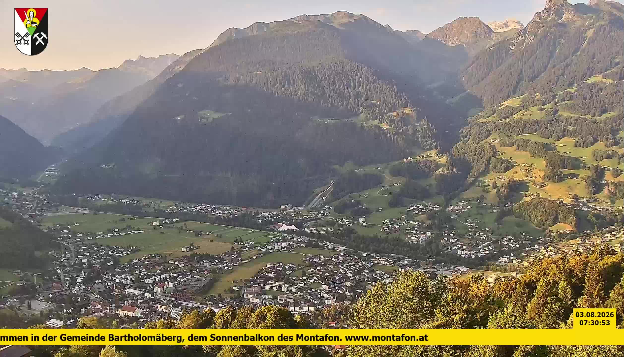 Bartholomäberg | Blick auf Schruns
