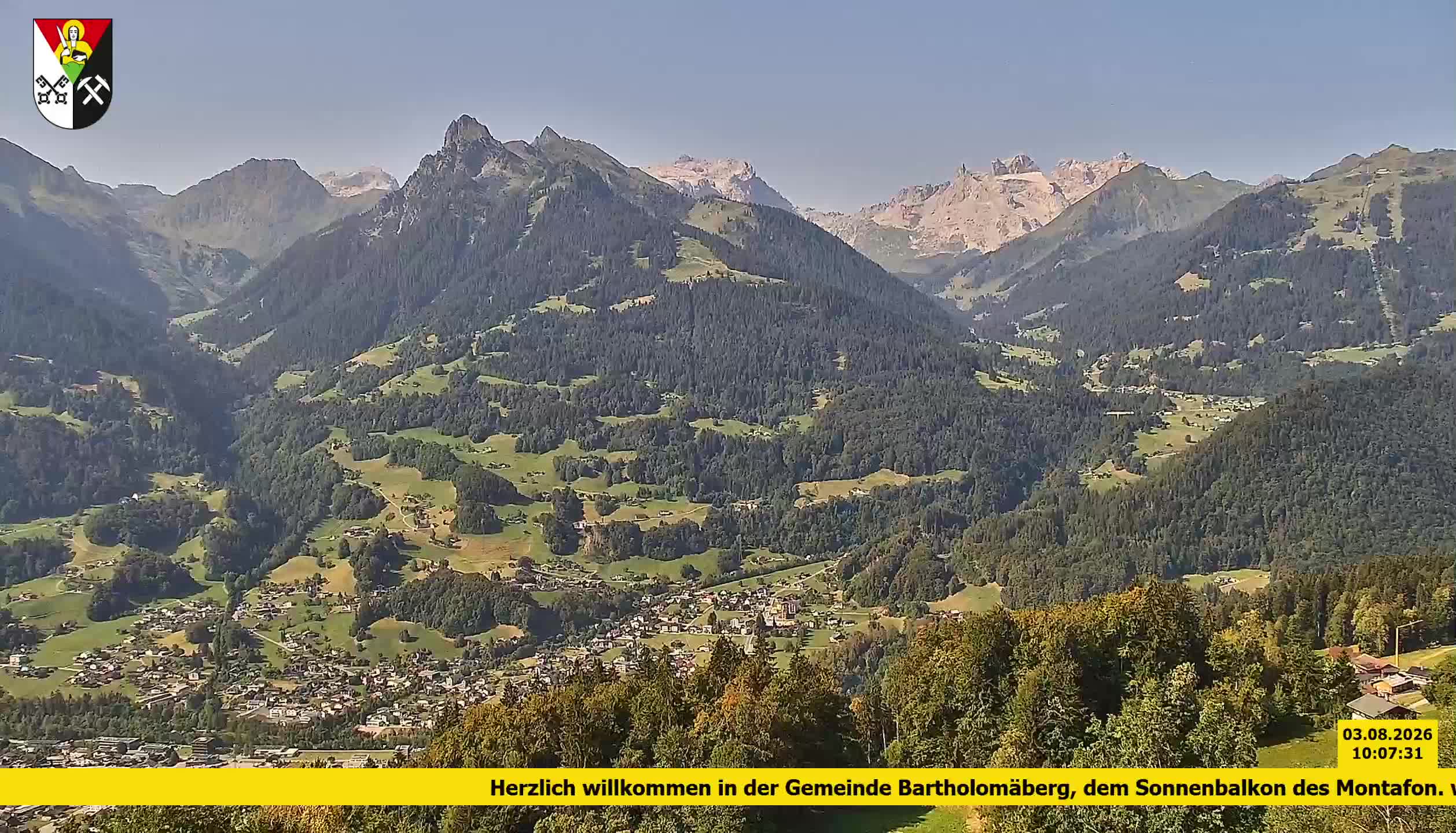 Bartholomäberg | Blick auf Schruns