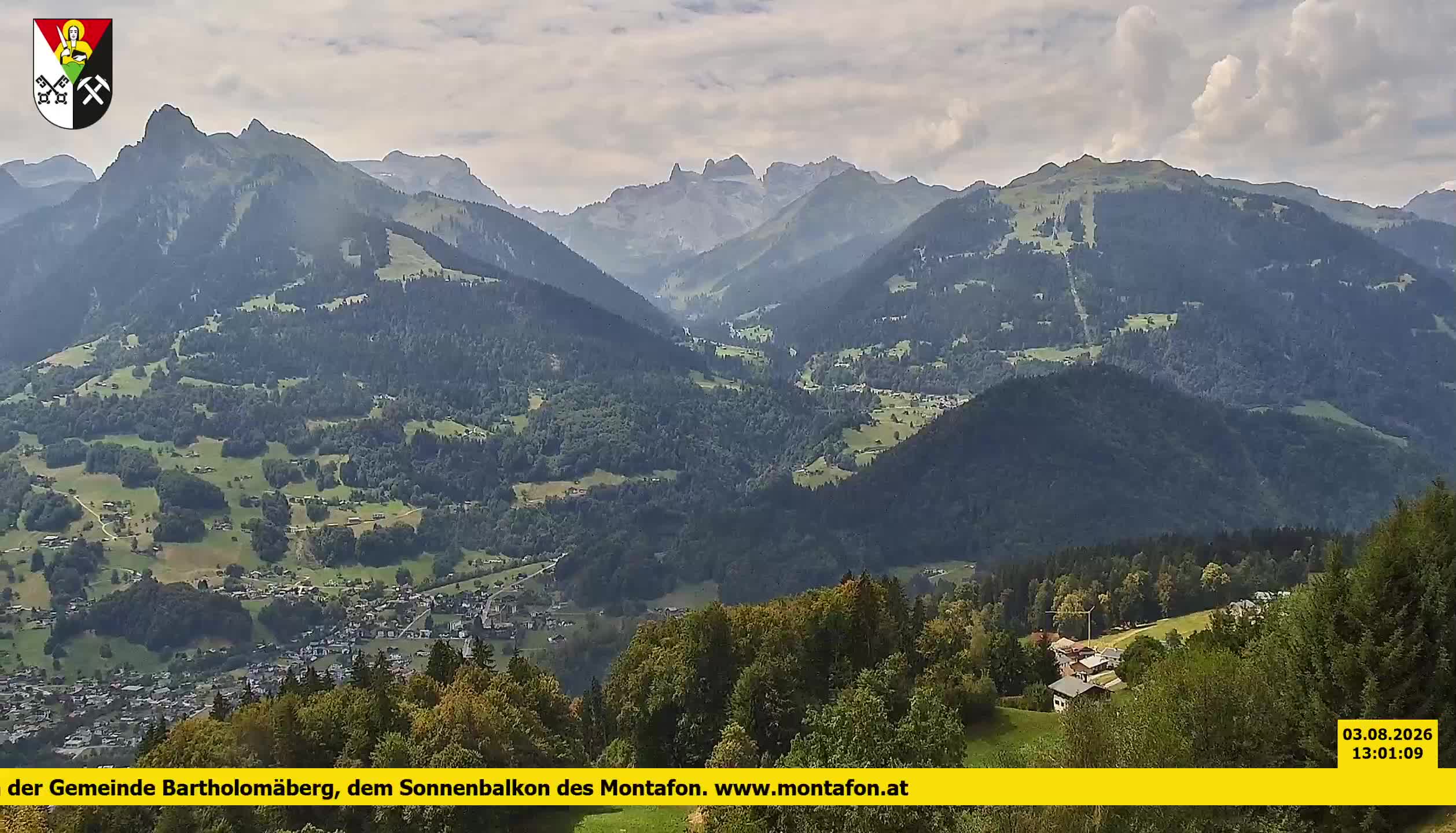 Bartholomäberg | Blick auf Schruns