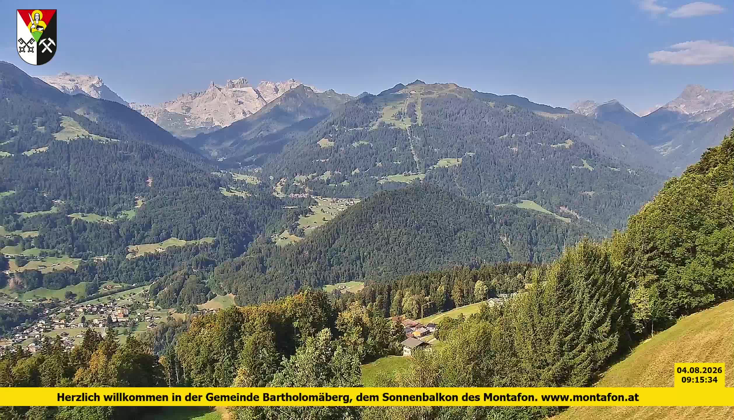 Bartholomäberg | Blick auf Schruns