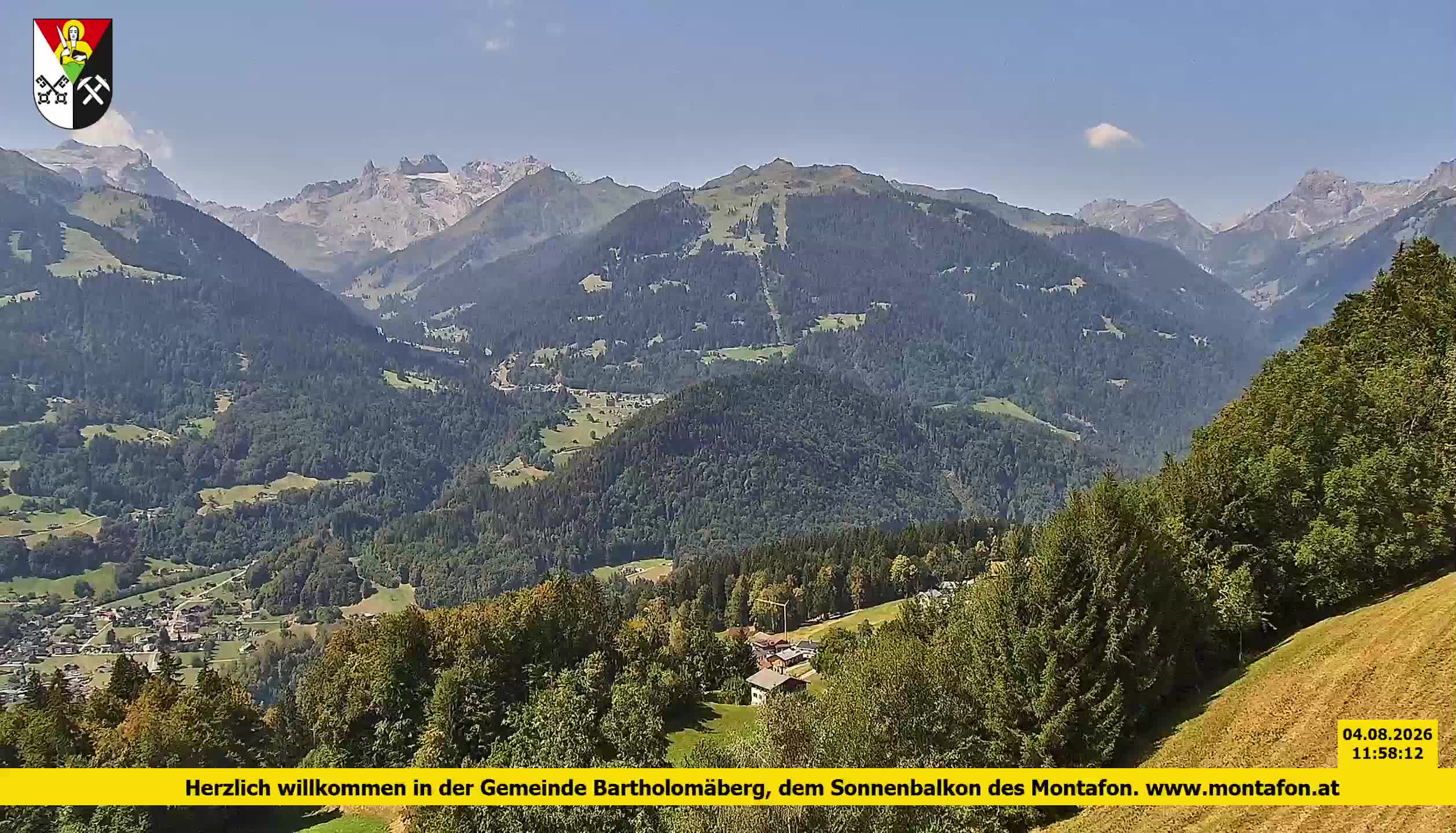 Bartholomäberg | Blick auf Schruns