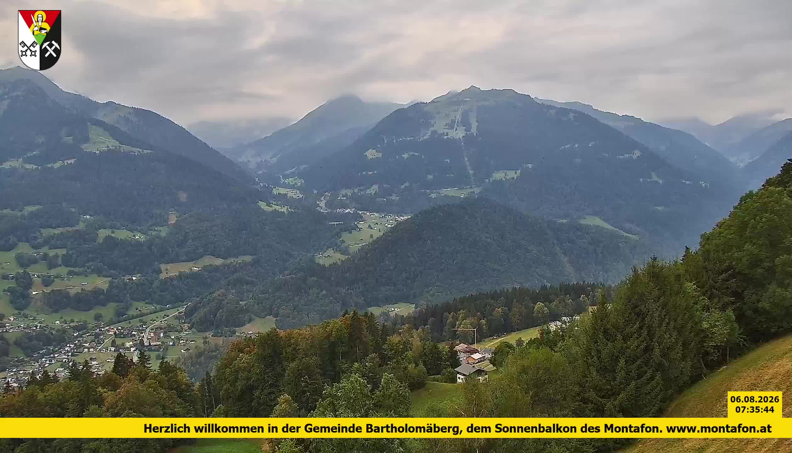 Bartholomäberg | Blick auf Schruns