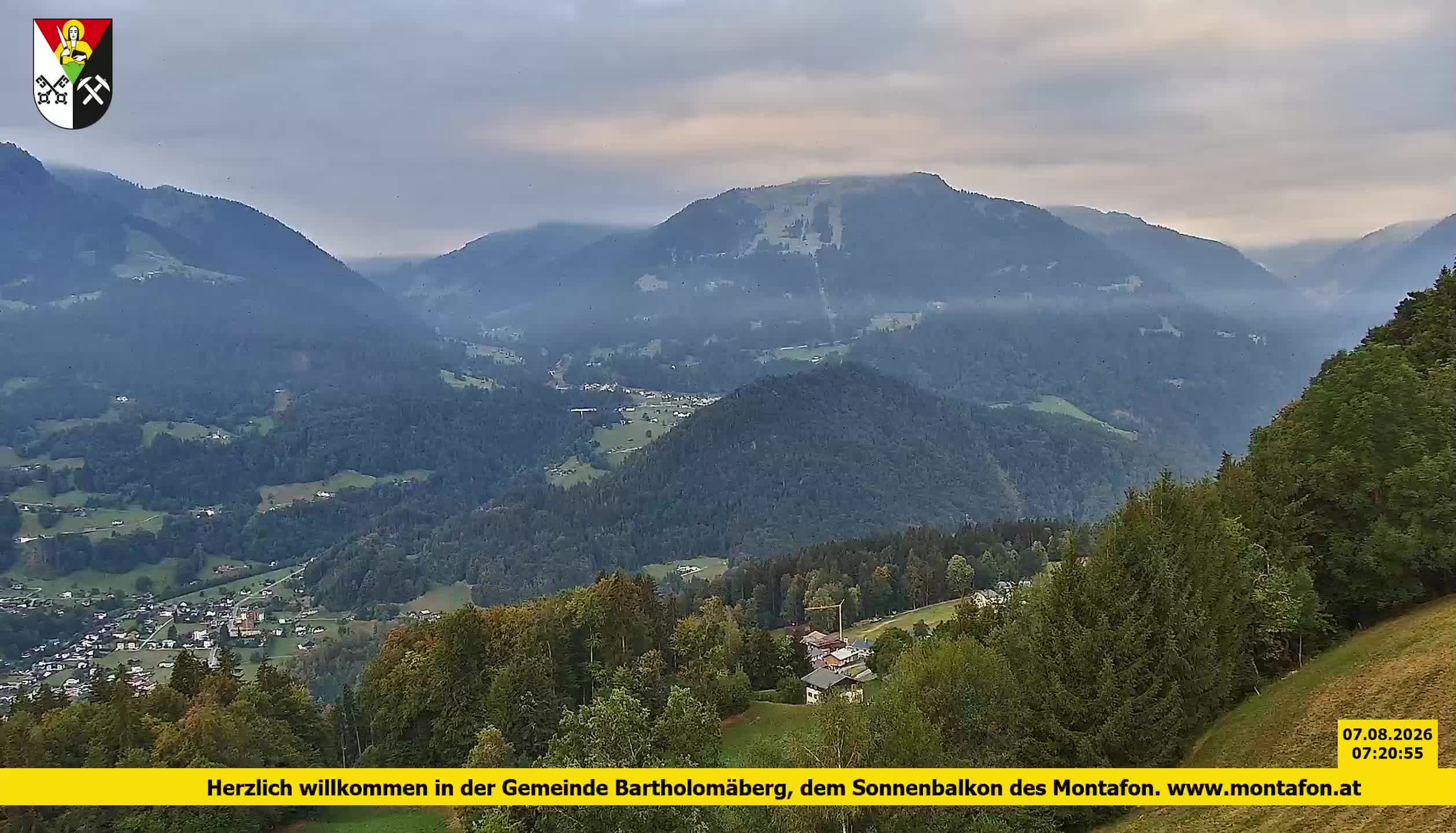 Bartholomäberg | Blick auf Schruns