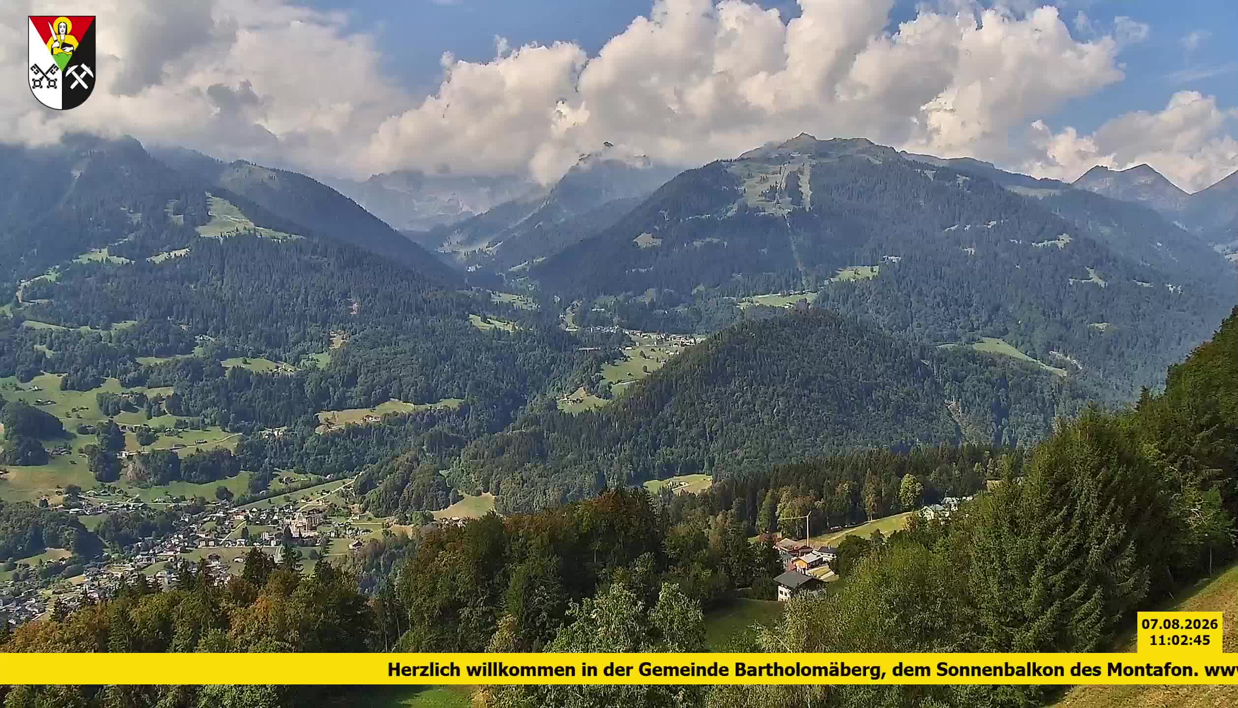 Bartholomäberg | Blick auf Schruns