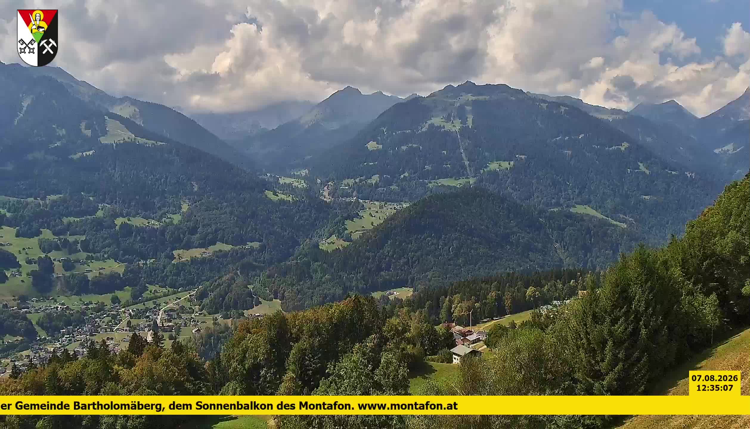 Bartholomäberg | Blick auf Schruns