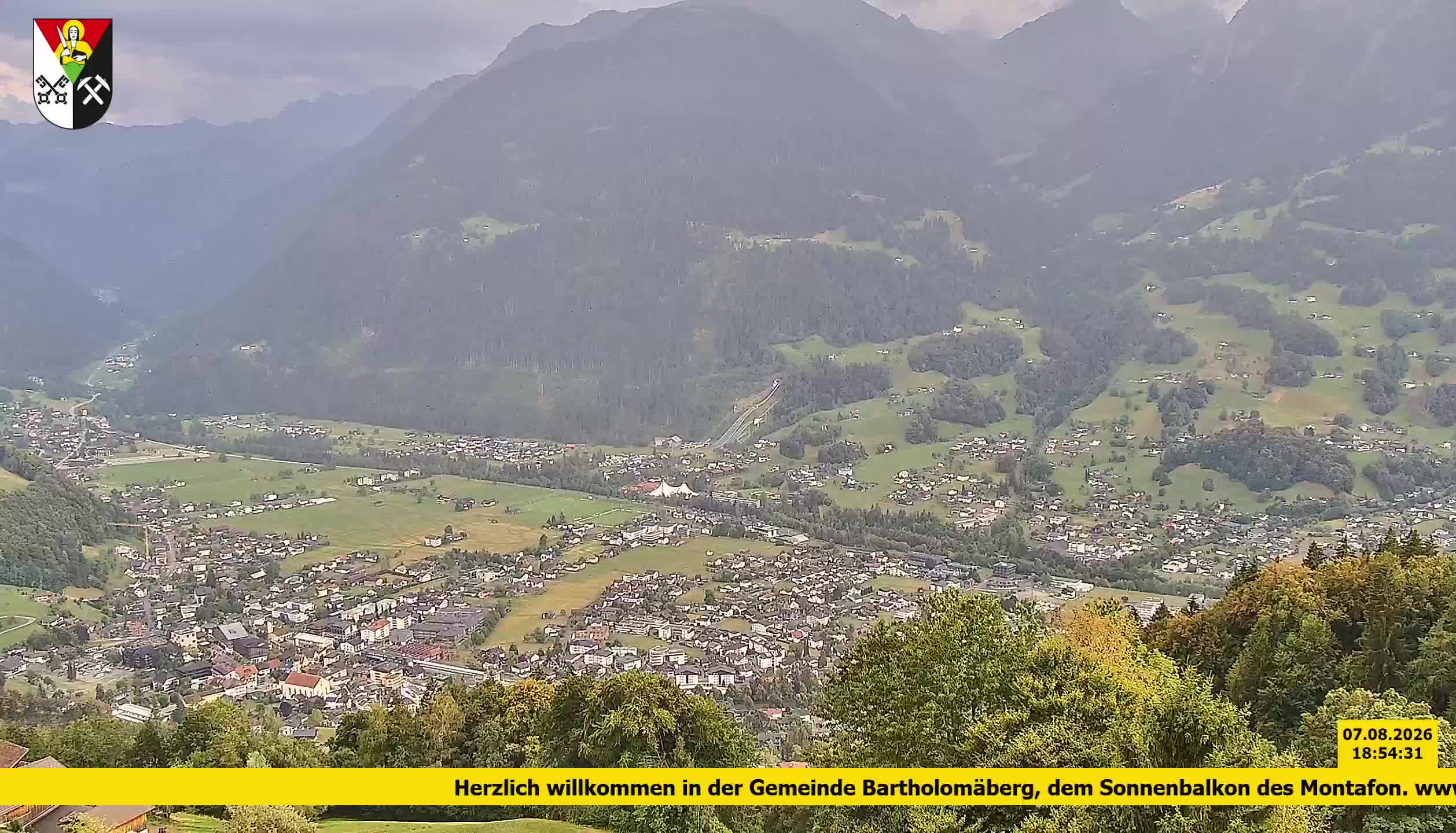 Bartholomäberg | Blick auf Schruns