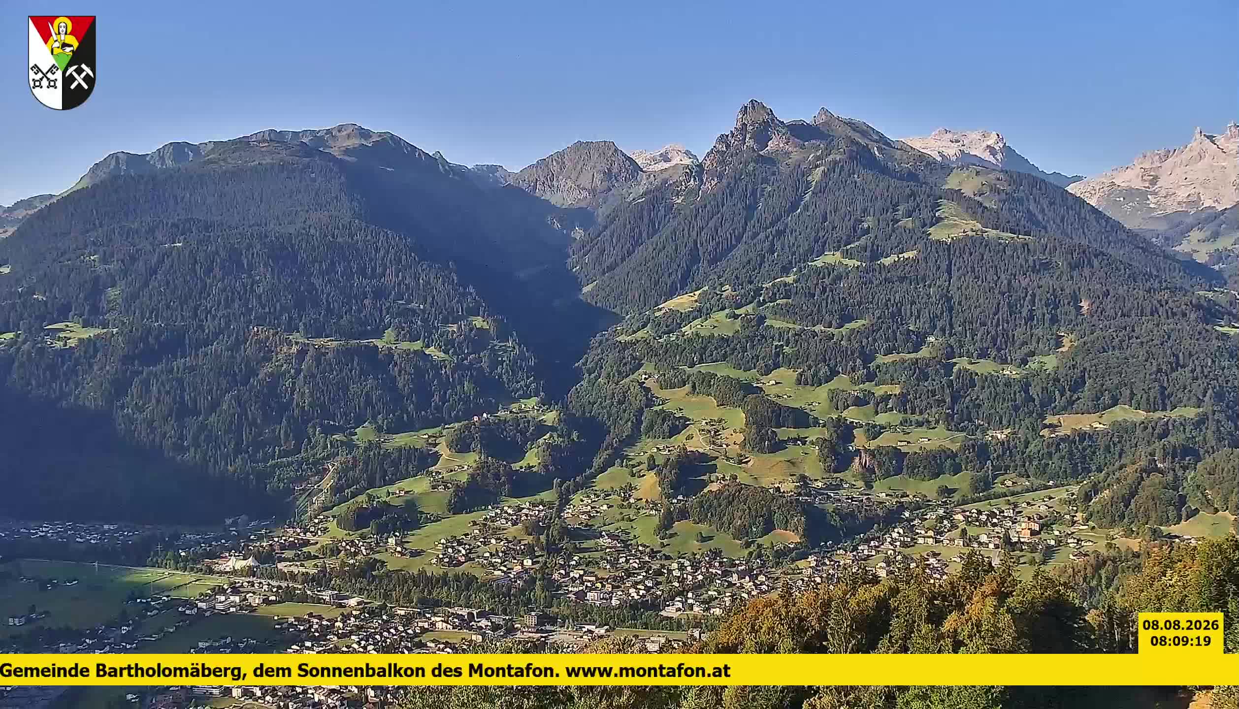 Bartholomäberg | Blick auf Schruns