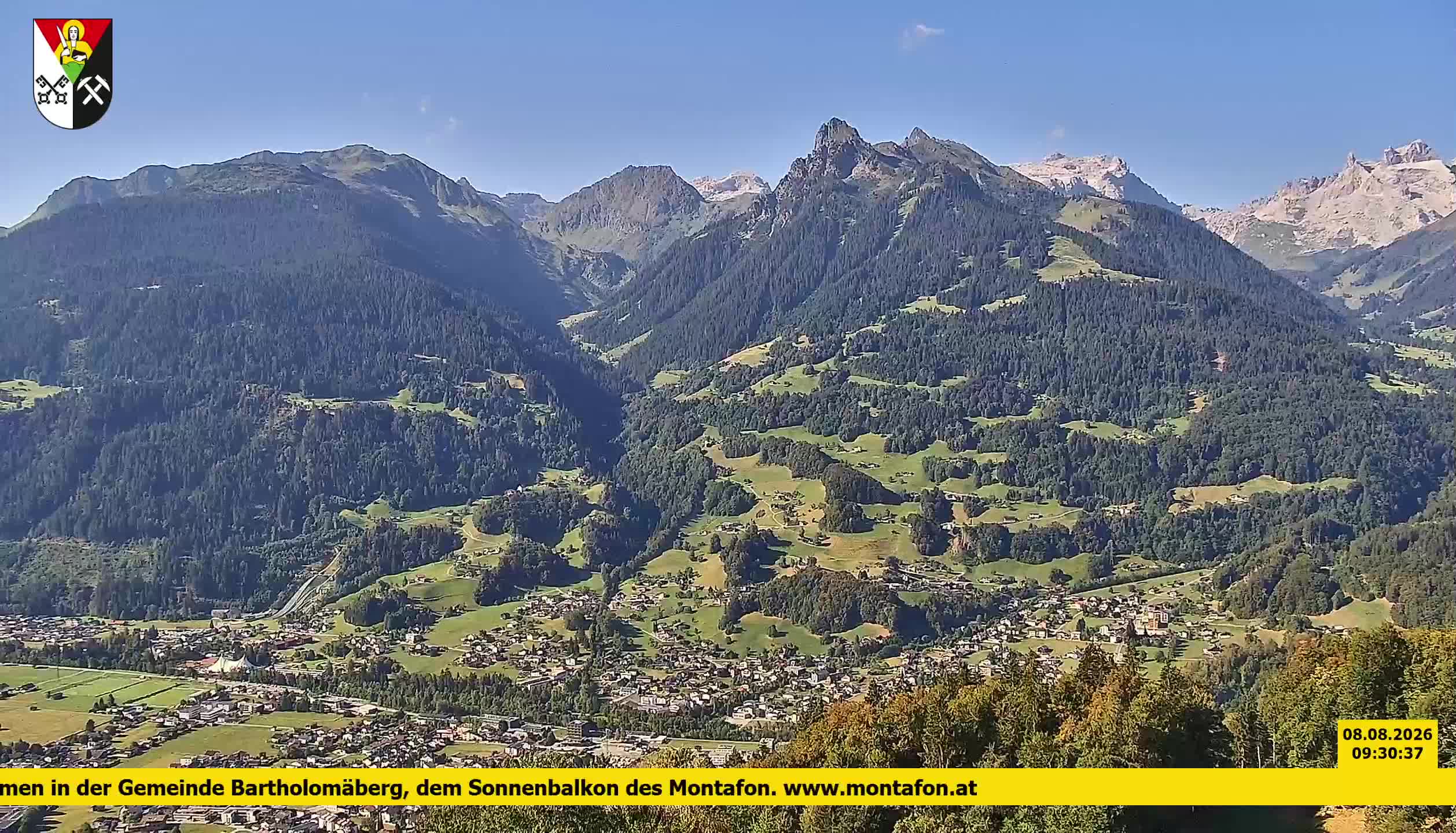 Bartholomäberg | Blick auf Schruns