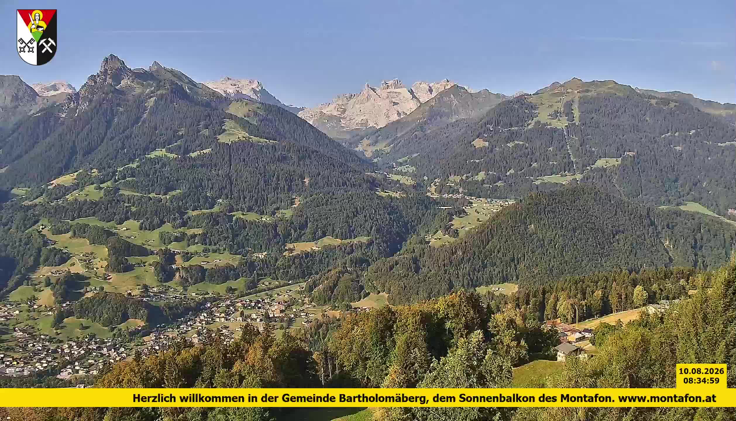 Bartholomäberg | Blick auf Schruns