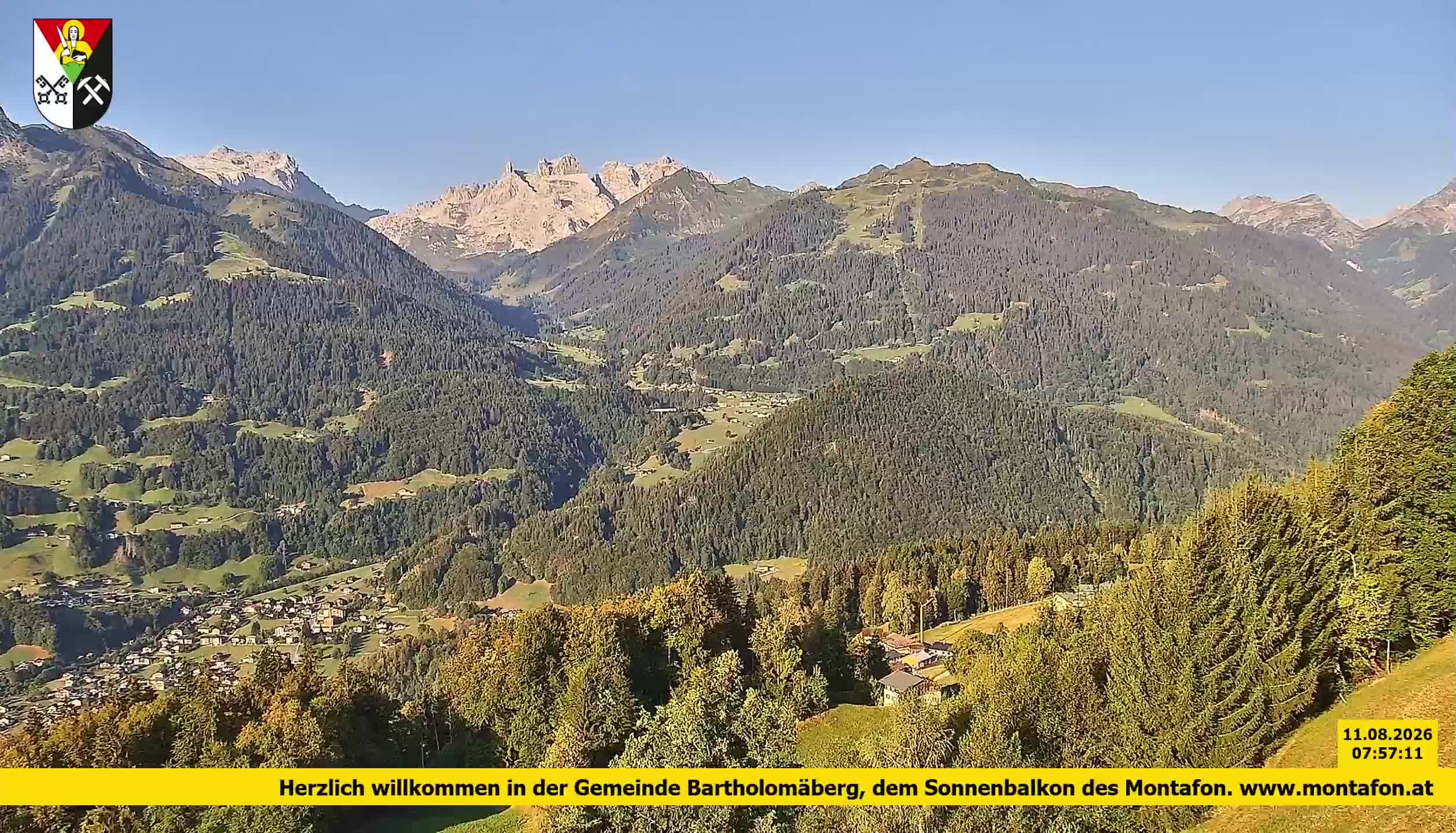 Bartholomäberg | Blick auf Schruns