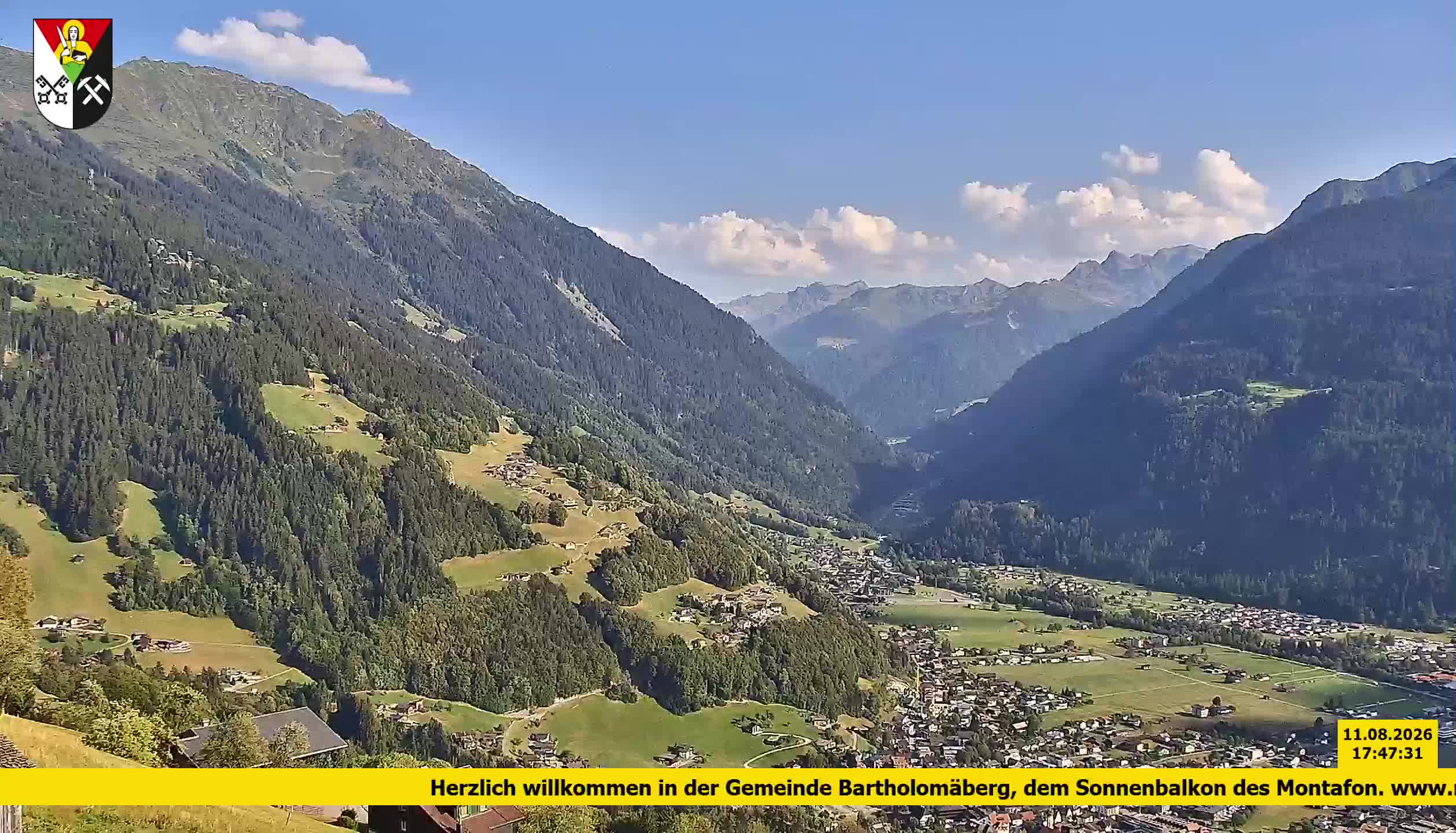 Bartholomäberg | Blick auf Schruns