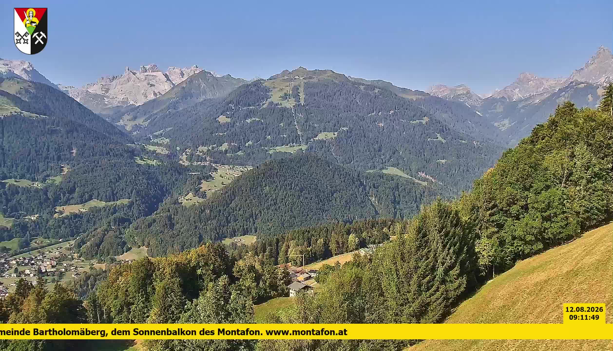 Bartholomäberg | Blick auf Schruns