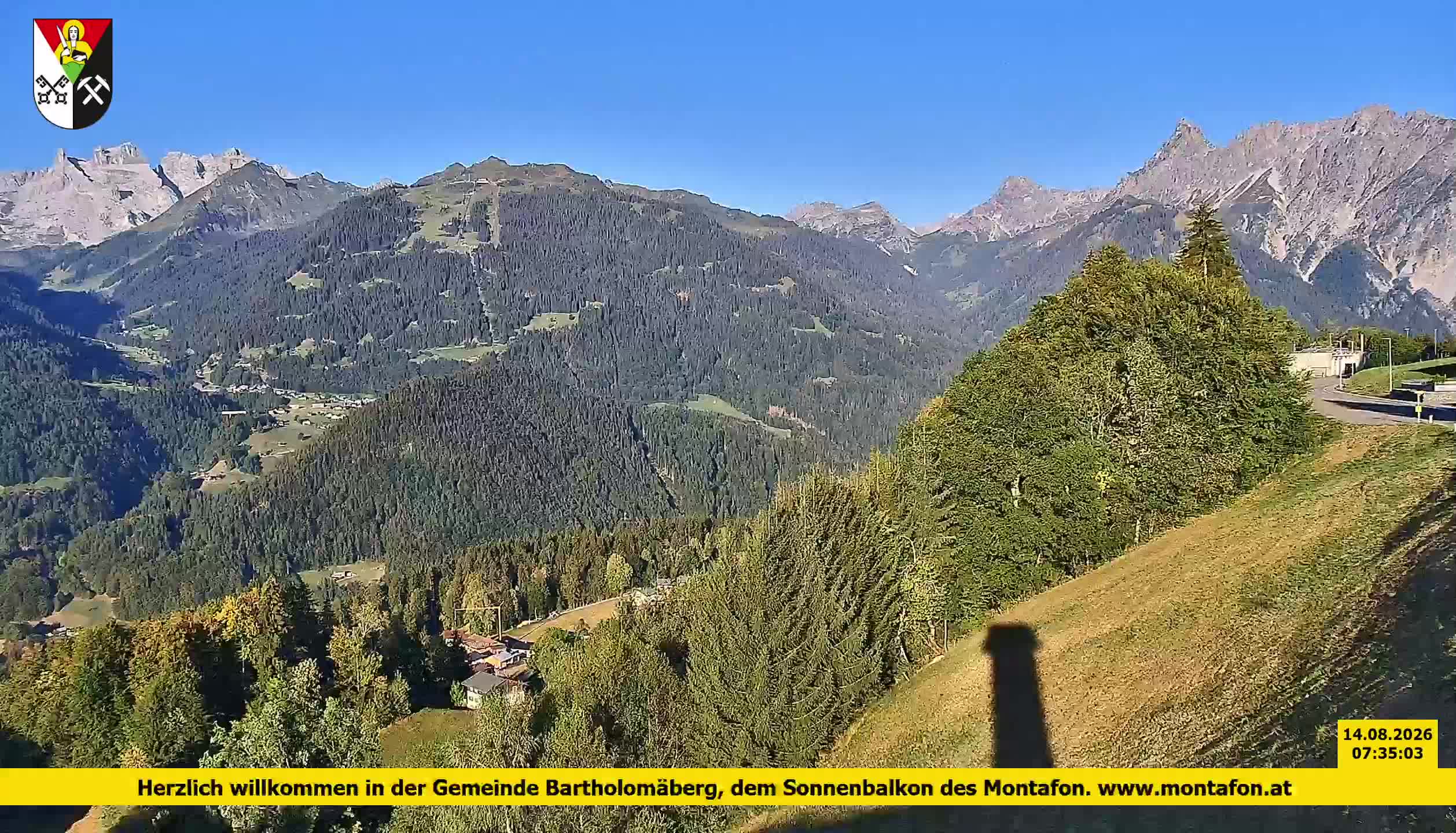 Bartholomäberg | Blick auf Schruns