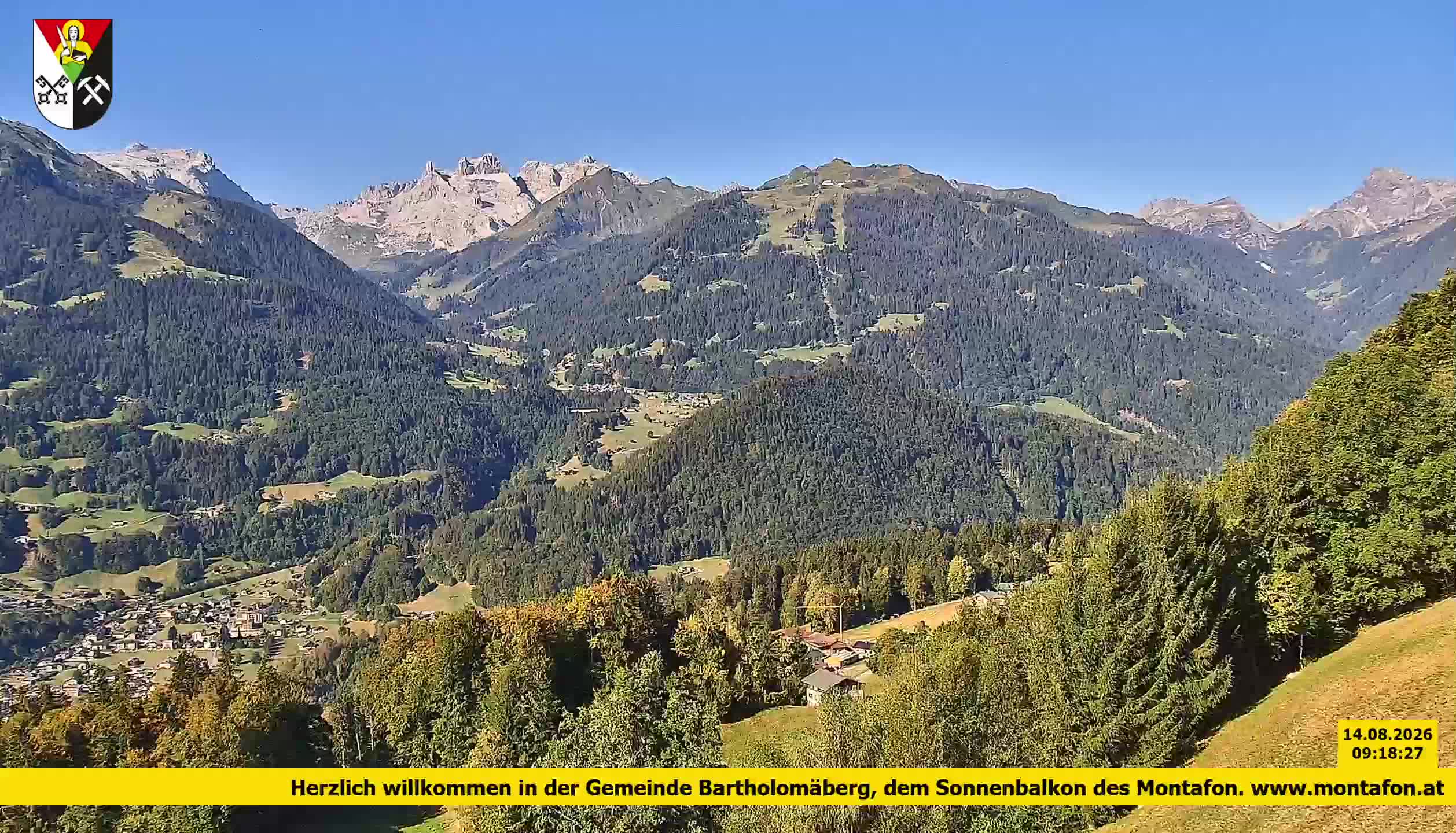 Bartholomäberg | Blick auf Schruns